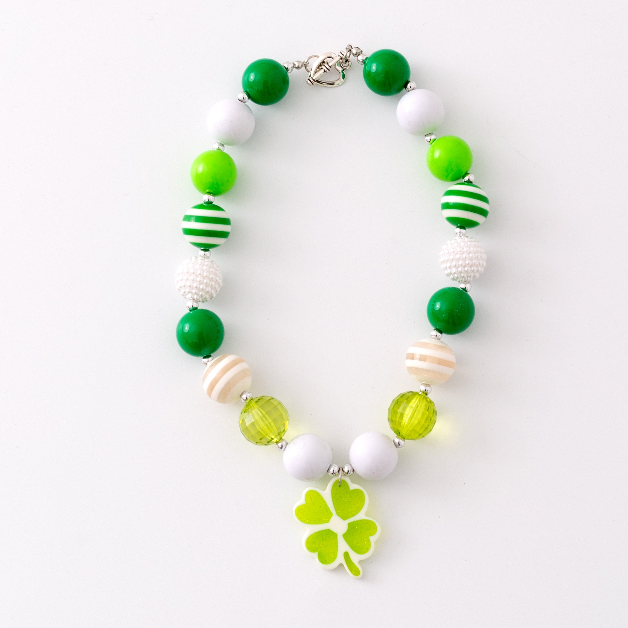 (In Stock G11 G12)Girls Rhinestone Beaded Necklace