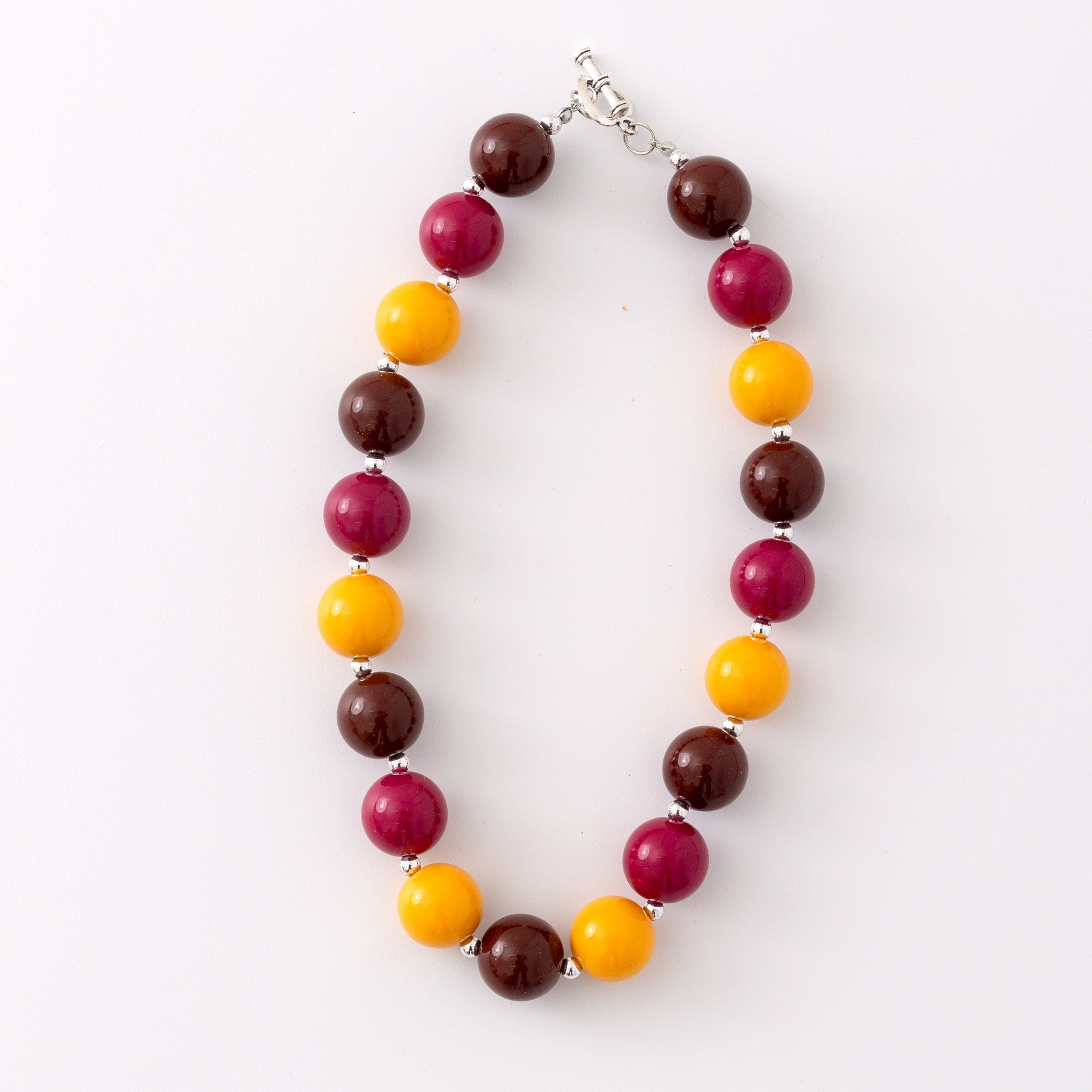 (In Stock G11 G12)Girls Rhinestone Beaded Necklace