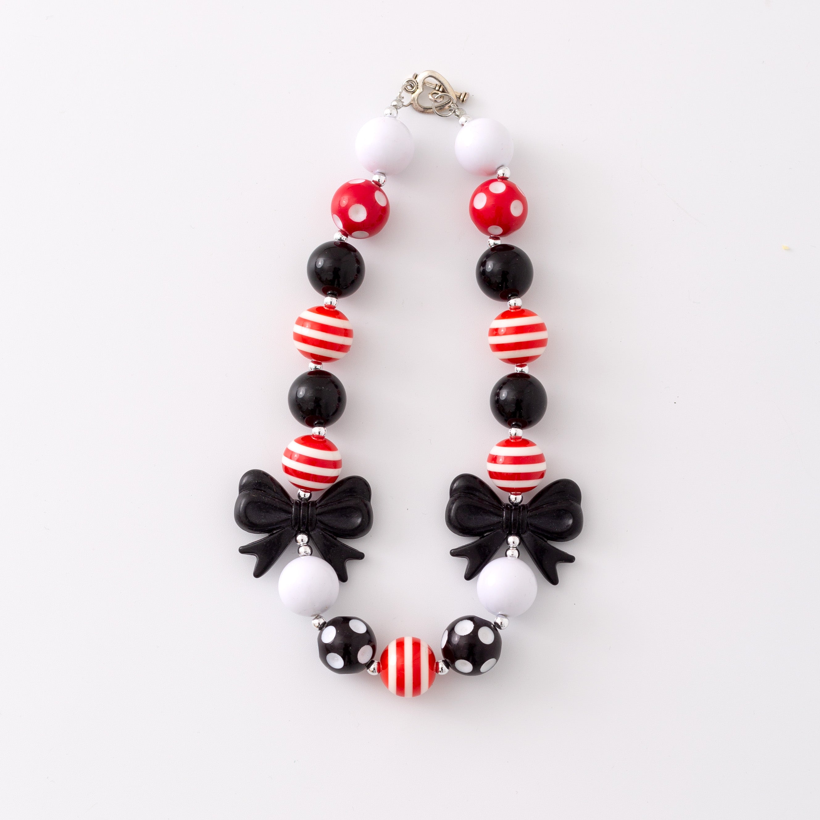 (In Stock G11 G12)Girls Rhinestone Beaded Necklace