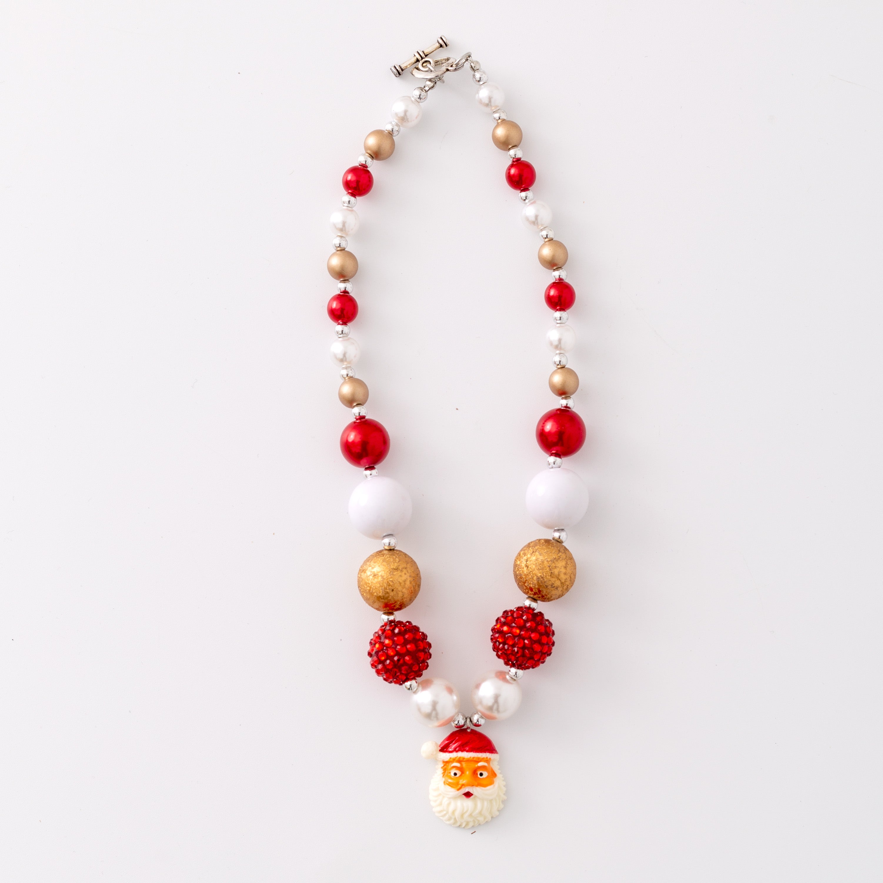 (In Stock G11 G12)Girls Rhinestone Beaded Necklace