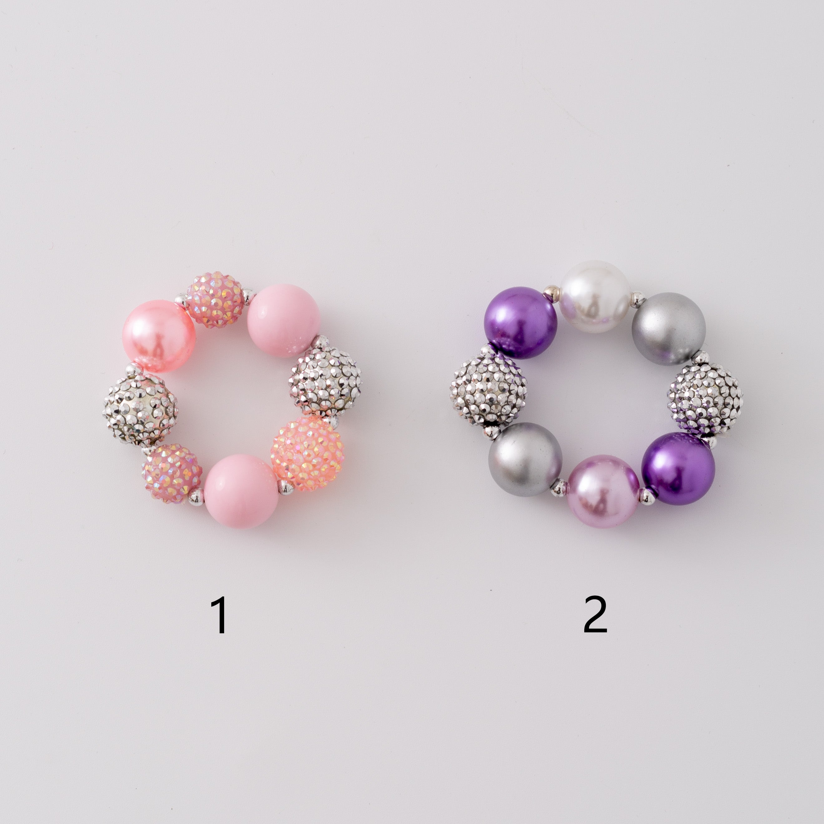 (In Stock G11)Girls Rhinestone Beaded Bracelet