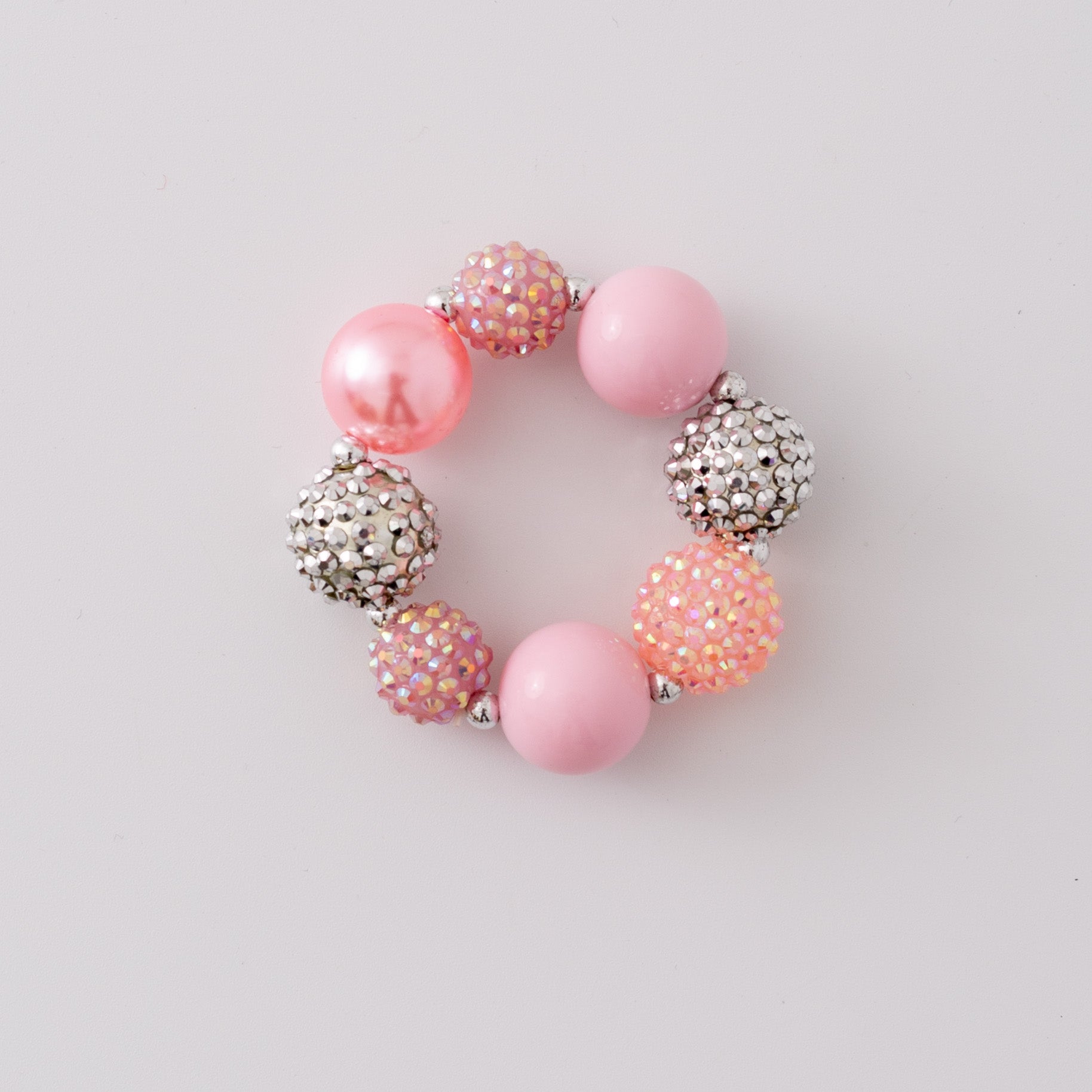 (In Stock G11)Girls Rhinestone Beaded Bracelet