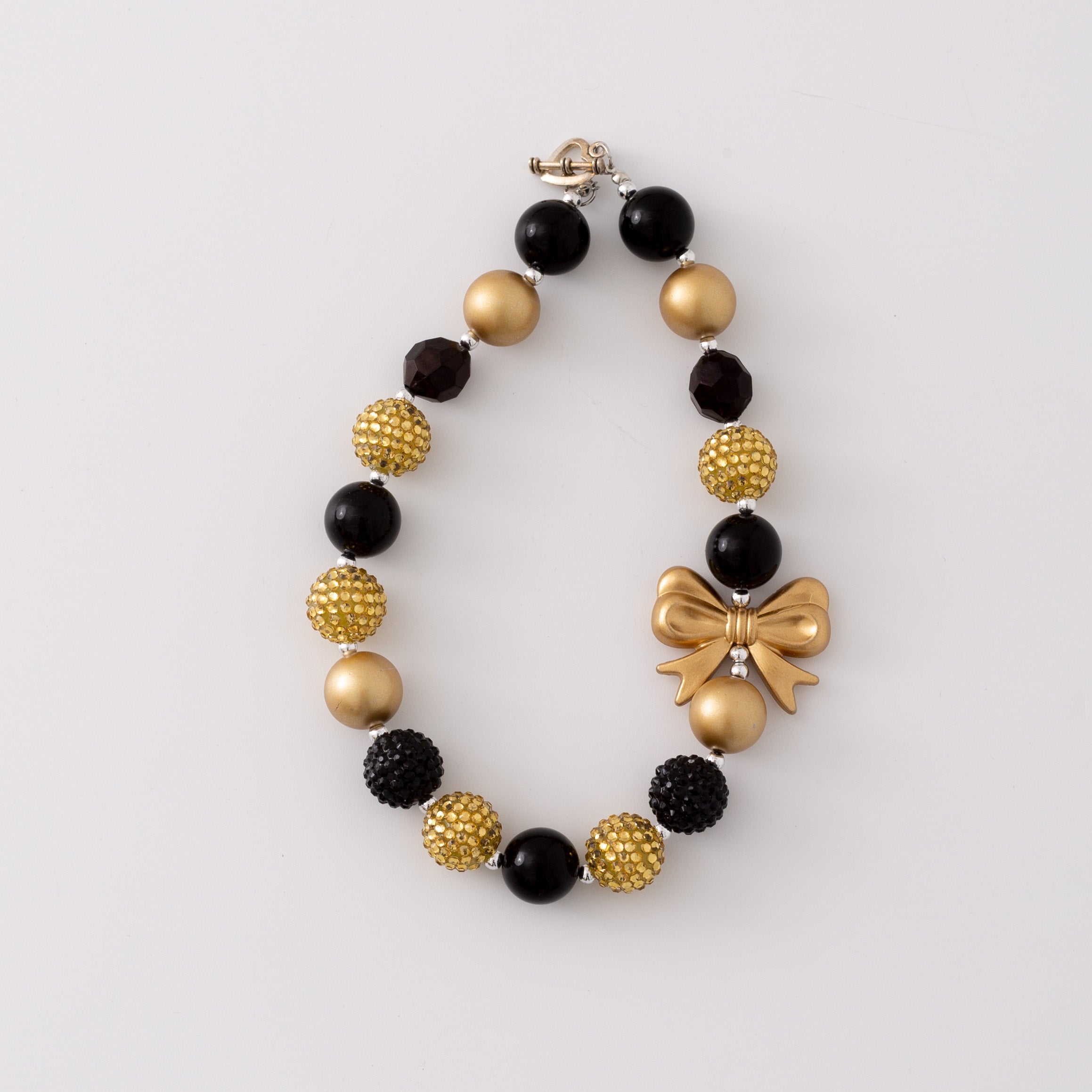 (In Stock G11)Girls Rhinestone Beaded Necklace