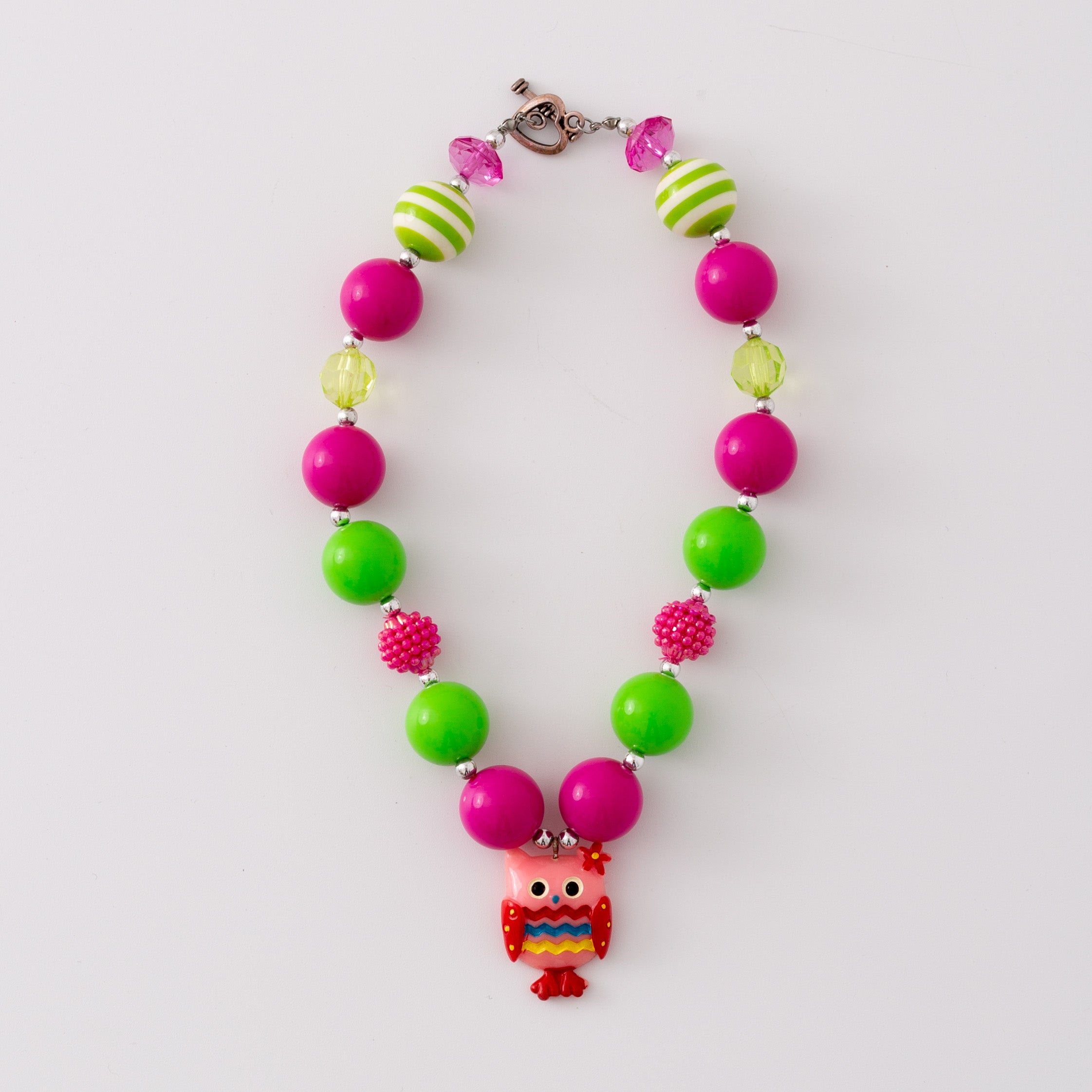 (In Stock G11)Girls Rhinestone Beaded Necklace