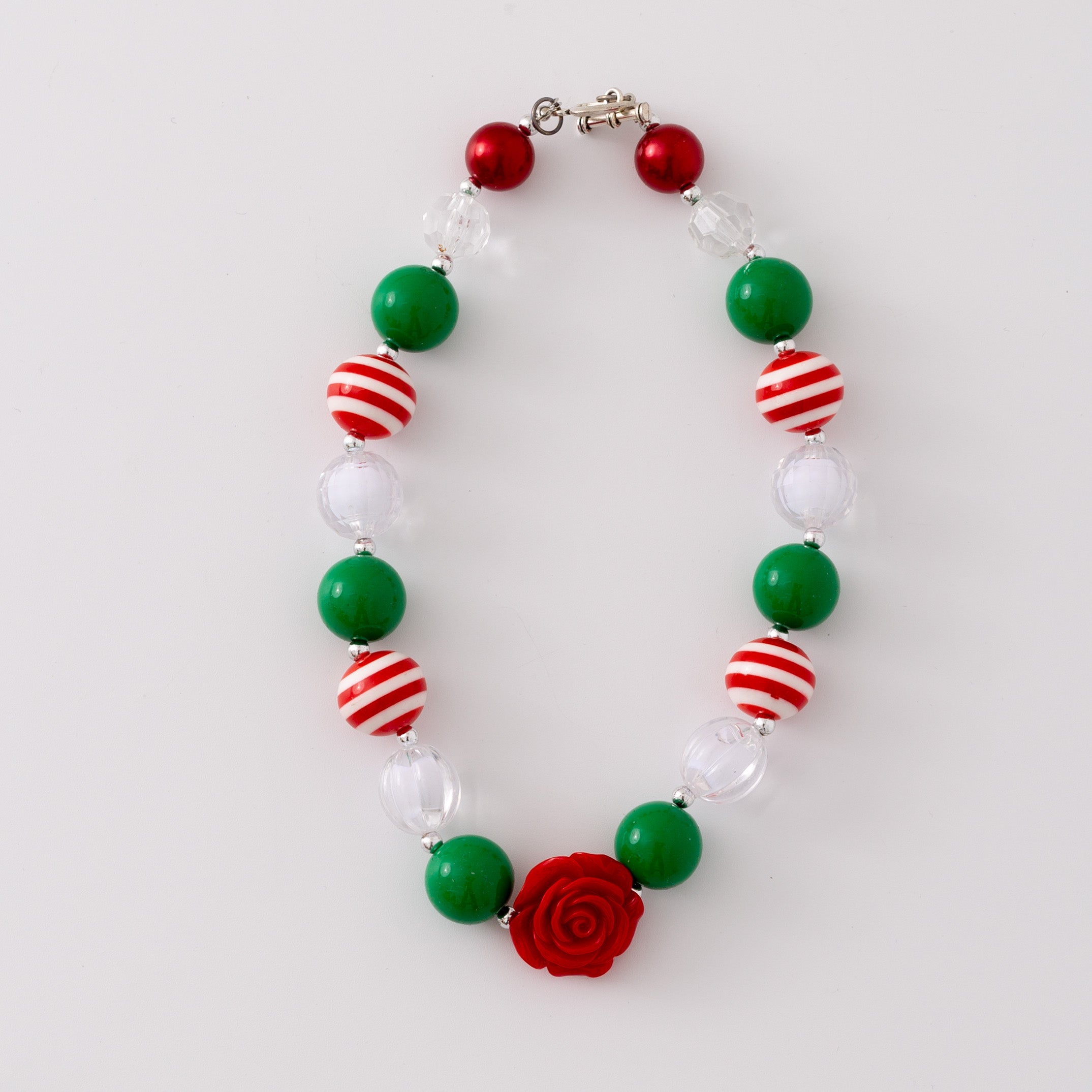 (In Stock G11)Girls Rhinestone Beaded Necklace