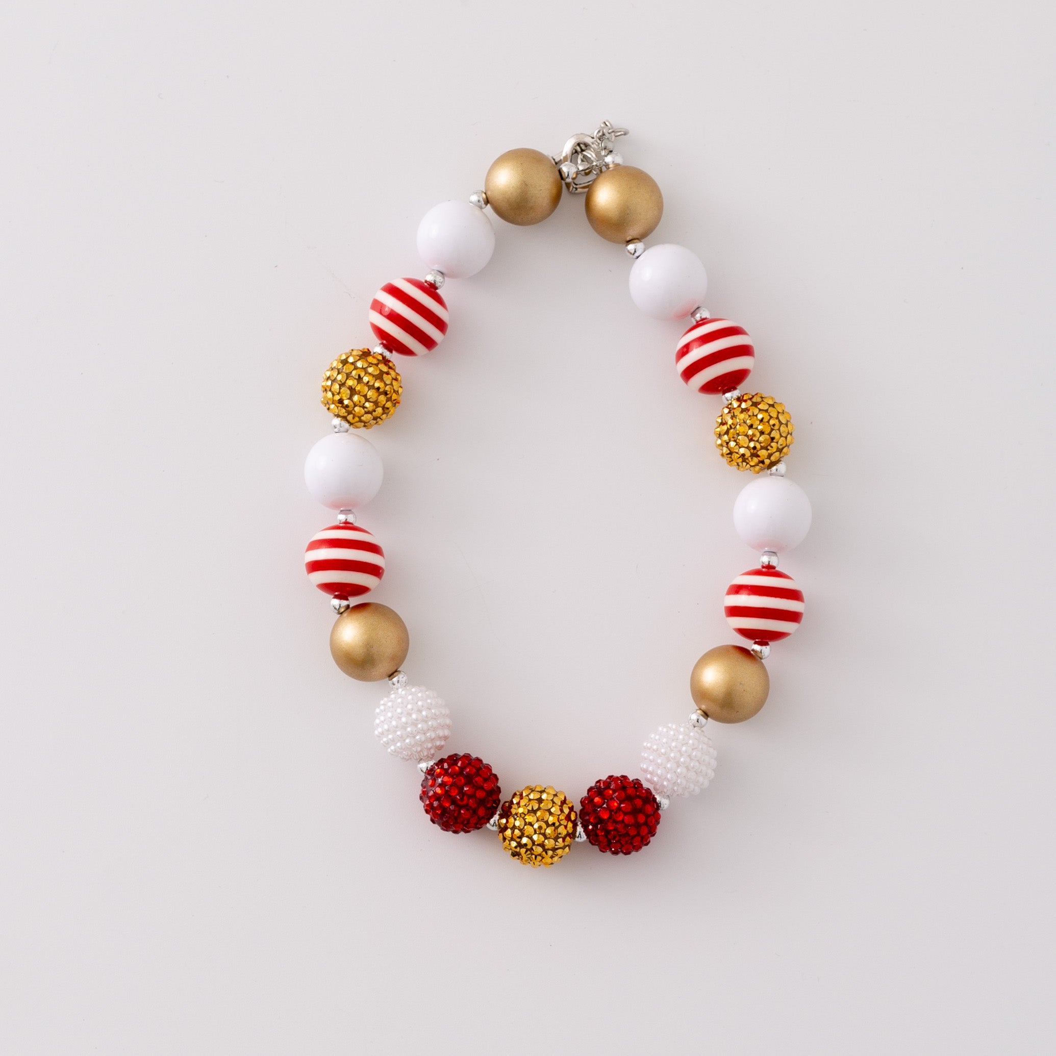 (In Stock G11)Girls Rhinestone Beaded Necklace