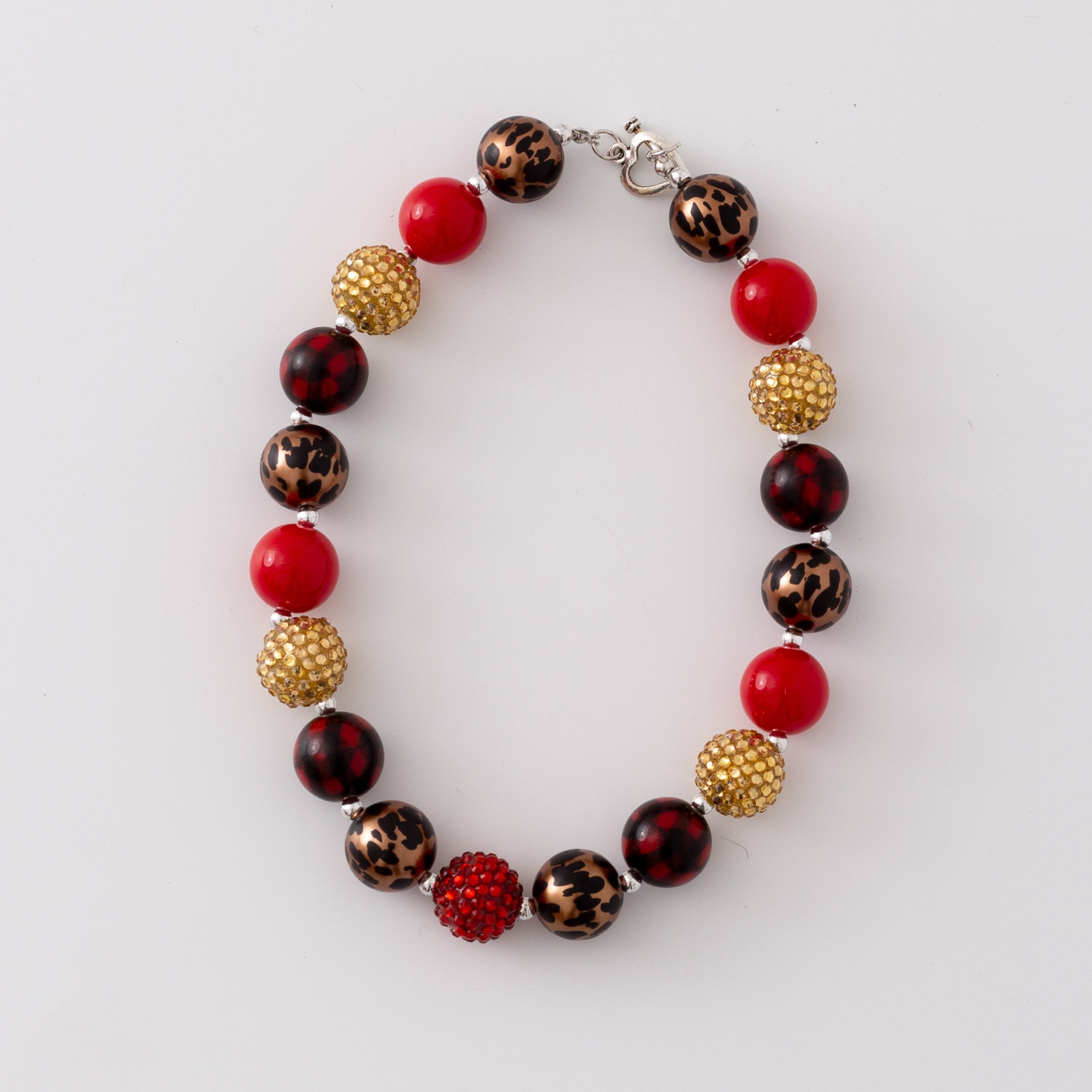 (In Stock G11)Girls Rhinestone Beaded Necklace