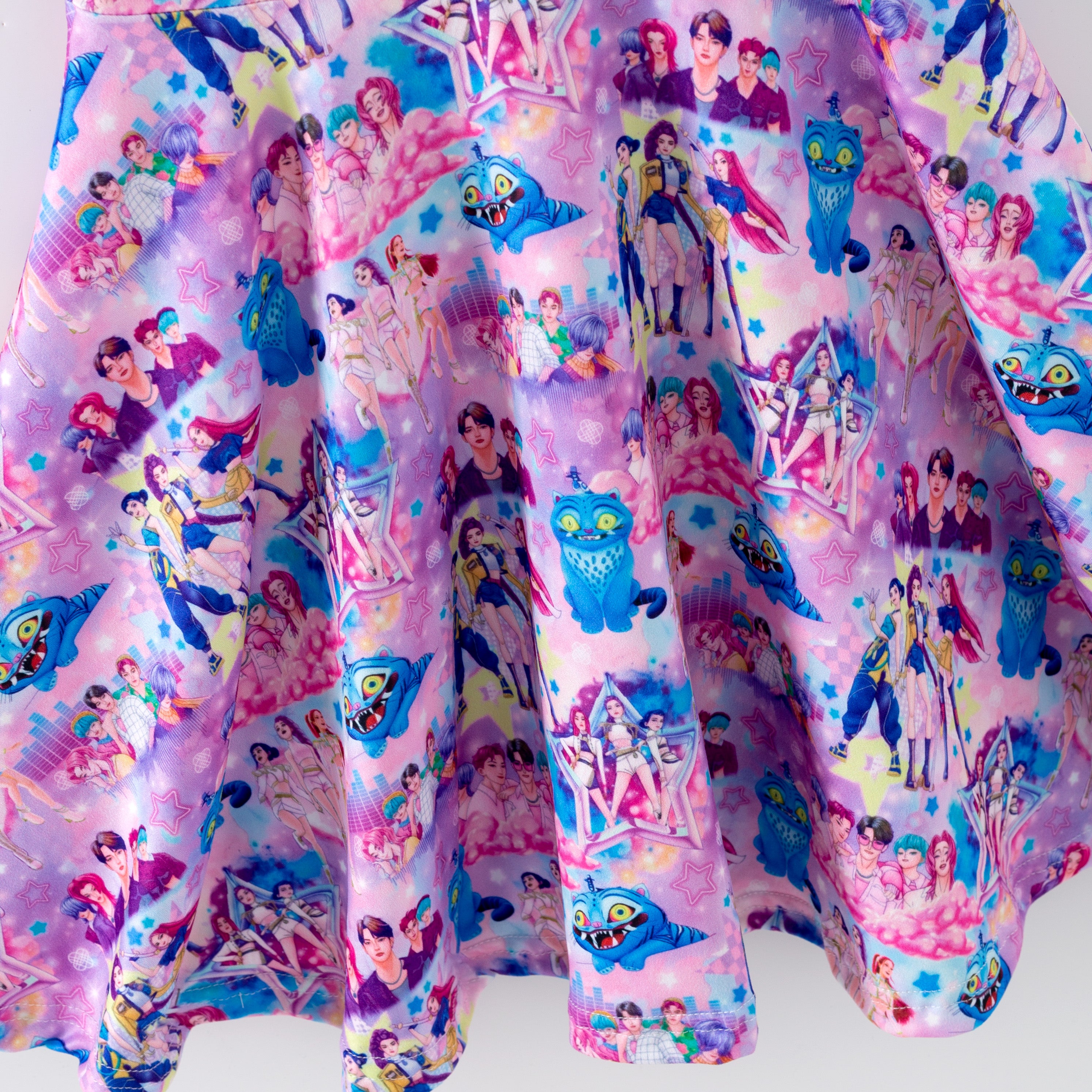 (Pre Order,Prepack Zone)Girls Movie Character Print Dress(Mix Size)