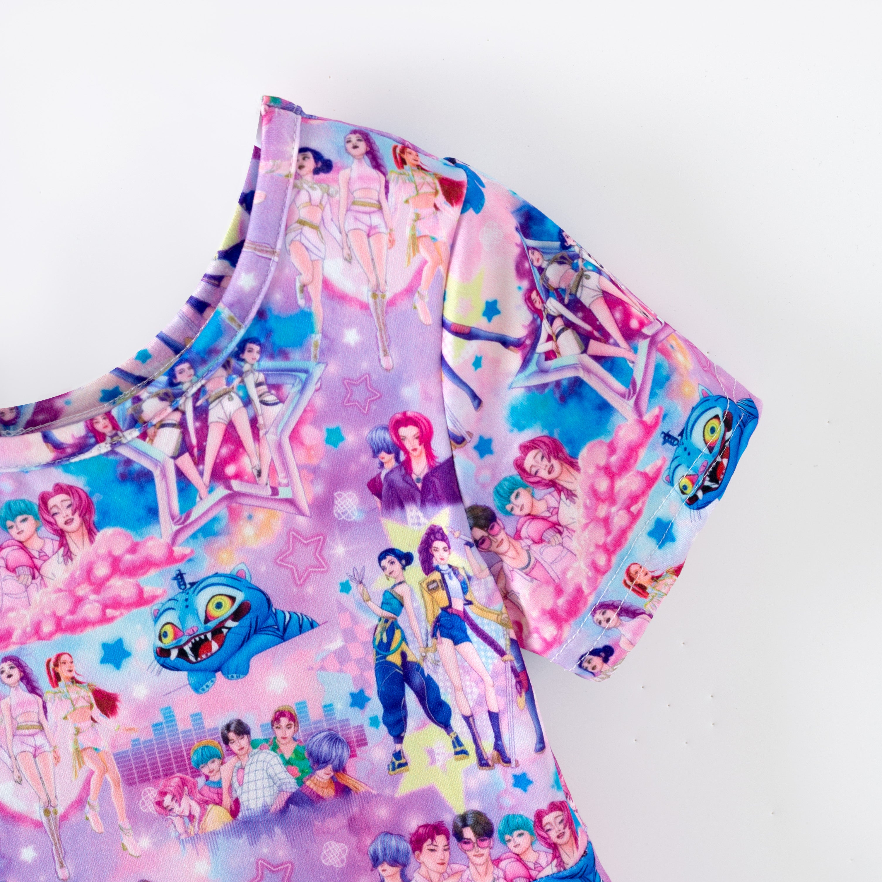 (Pre Order,Prepack Zone)Girls Movie Character Print Dress(Mix Size)