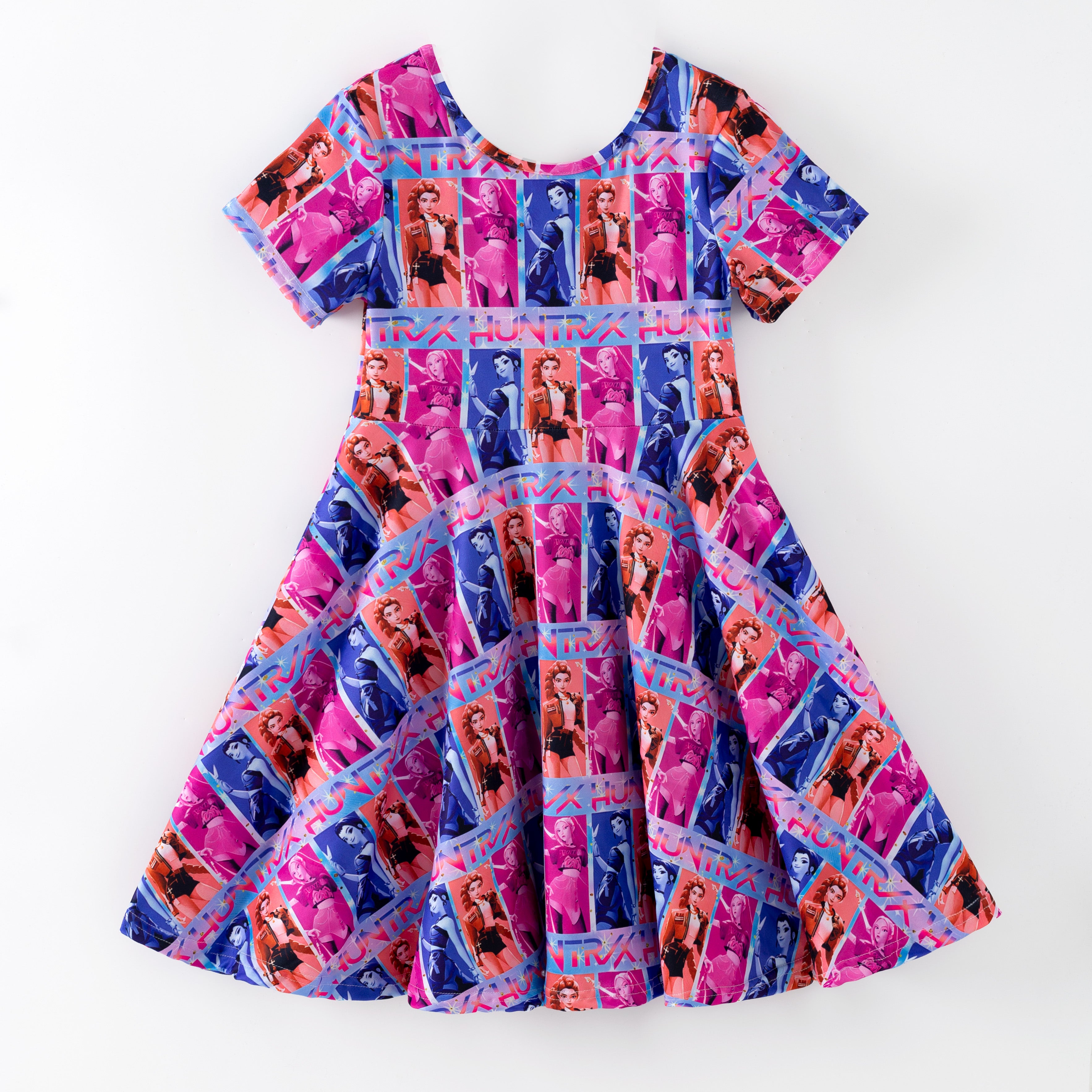 (Pre Order,Prepack Zone)Girls Movie Character Print Dress(Mix Size)