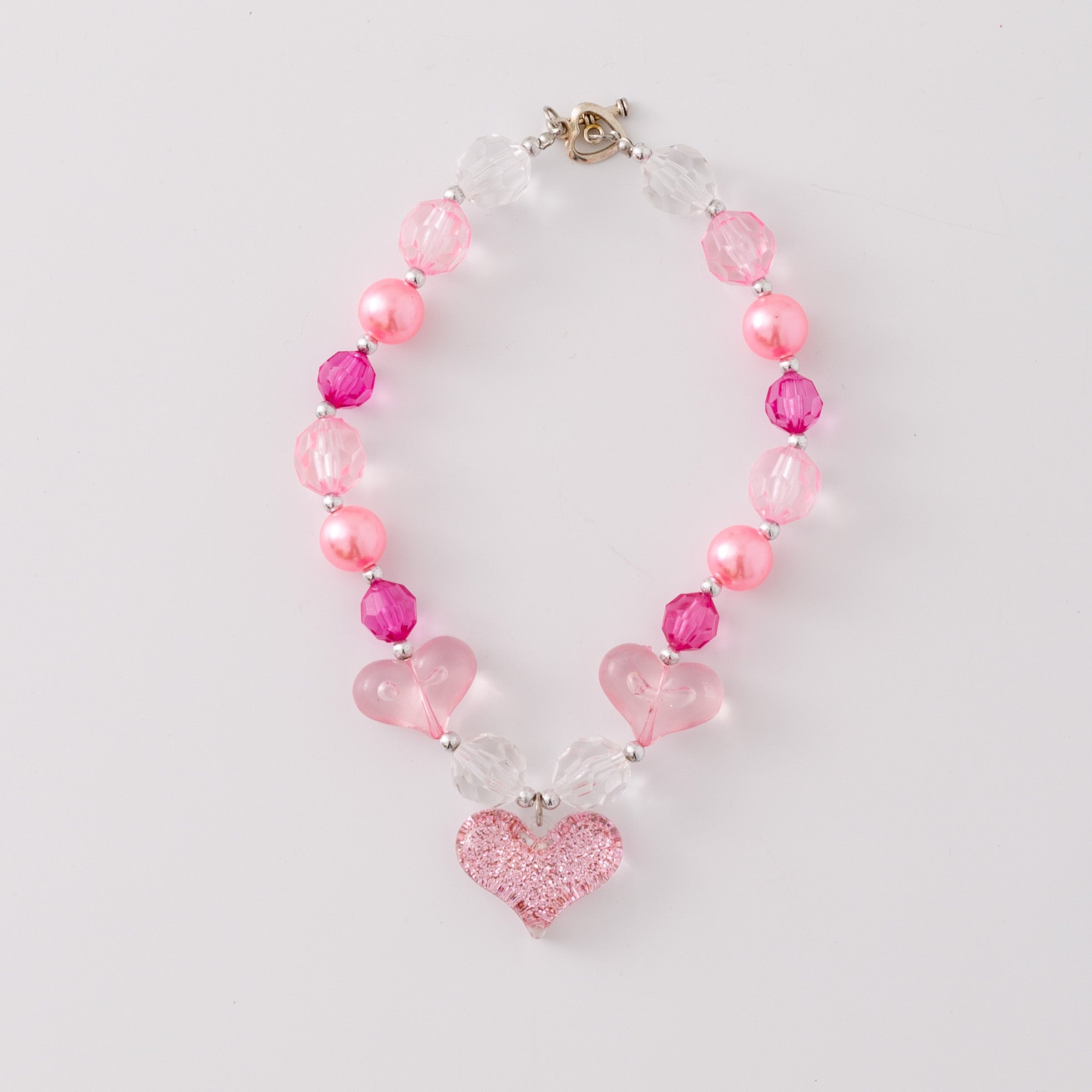 (In Stock G11 G12)Girls Rhinestone Beaded Necklace