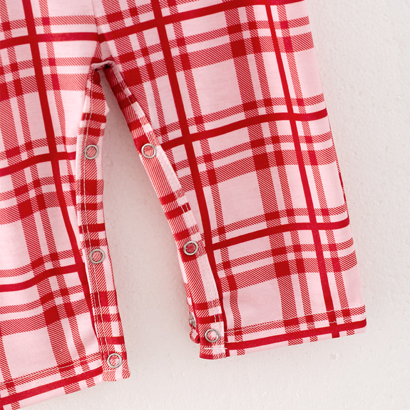 (In Stock)Baby Boys Valentine's Day Embroidery Romper