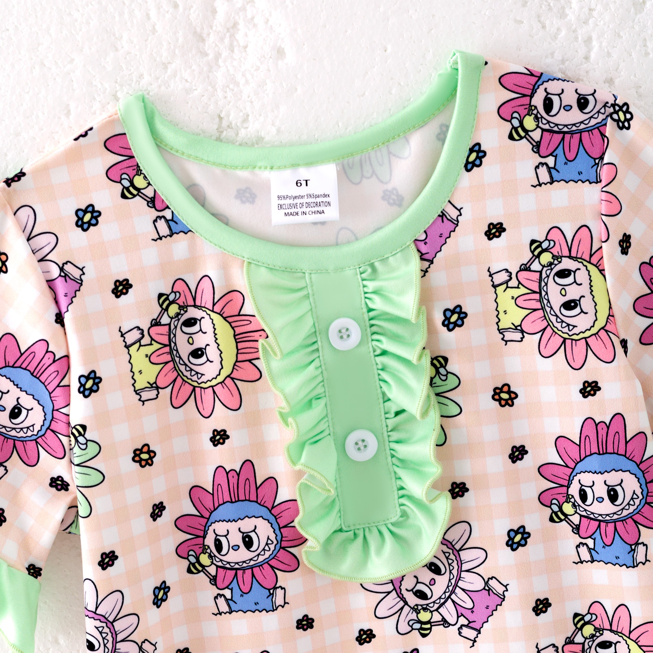 (Pre Order)Family Spring&Summer Print Dress,Set,Pajamas&Romper