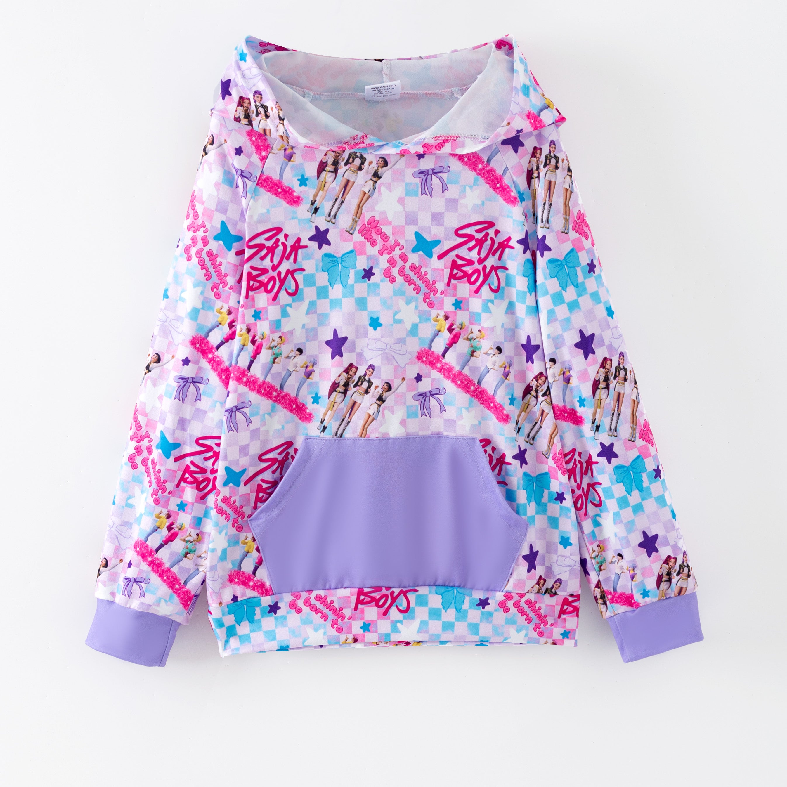 (Pre Order,Prepack Zone)Girls Movie Character Print Hoodie(Mix Size)