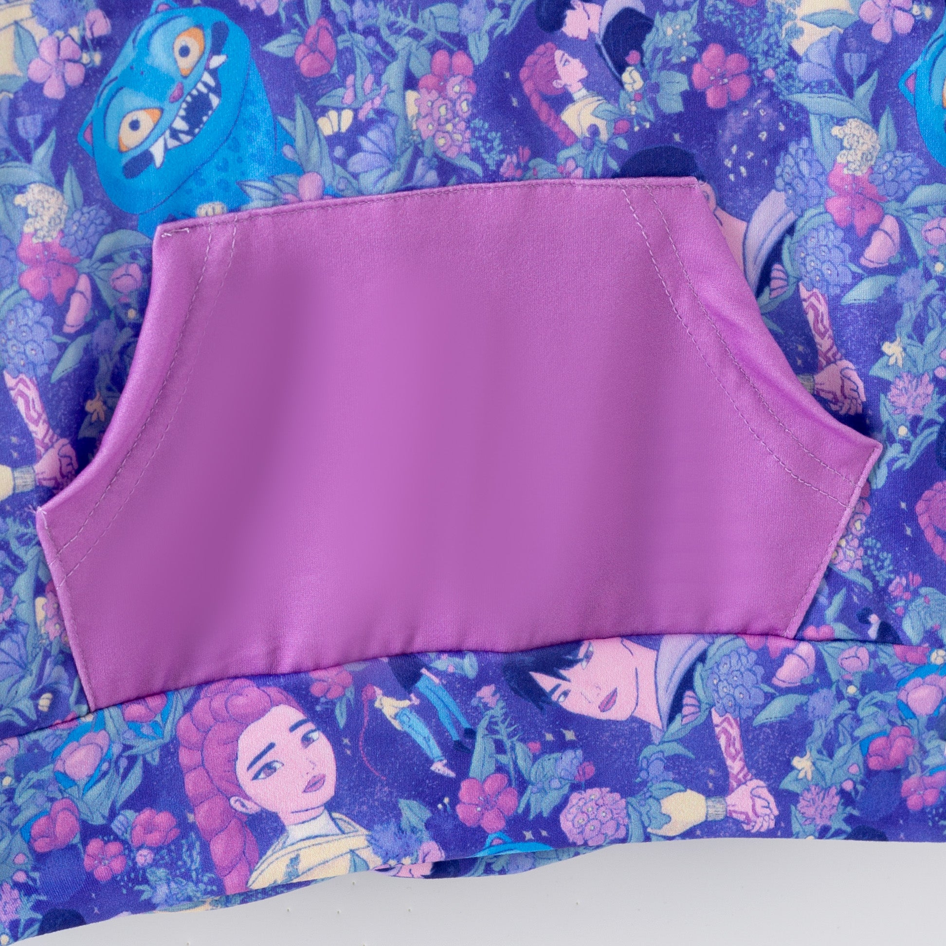 (Pre Order,Prepack Zone)Girls Movie Character Print Hoodie(Mix Size)