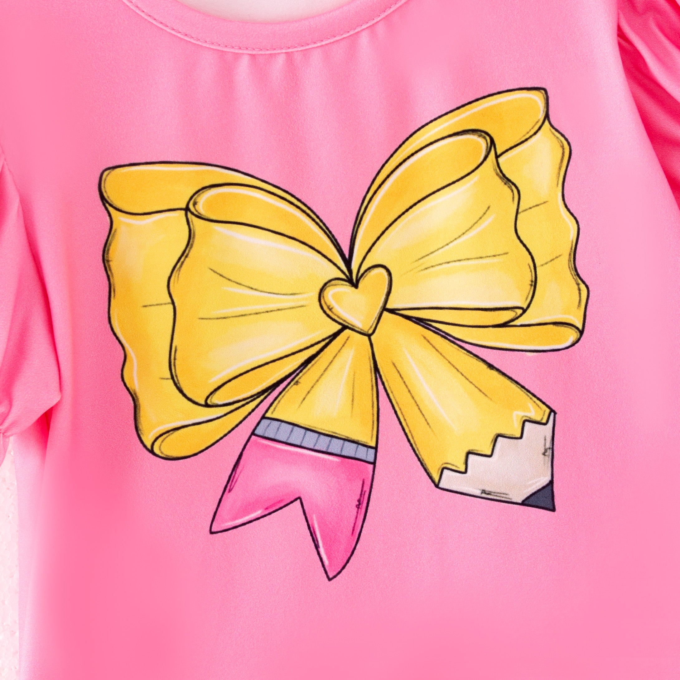 (Pre Order)Girls Summer Back To School Print Outfit Set