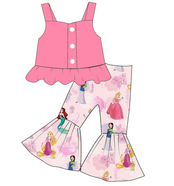 (Pre Order) Summer Princess Embroided Sibling Ensemble Collection