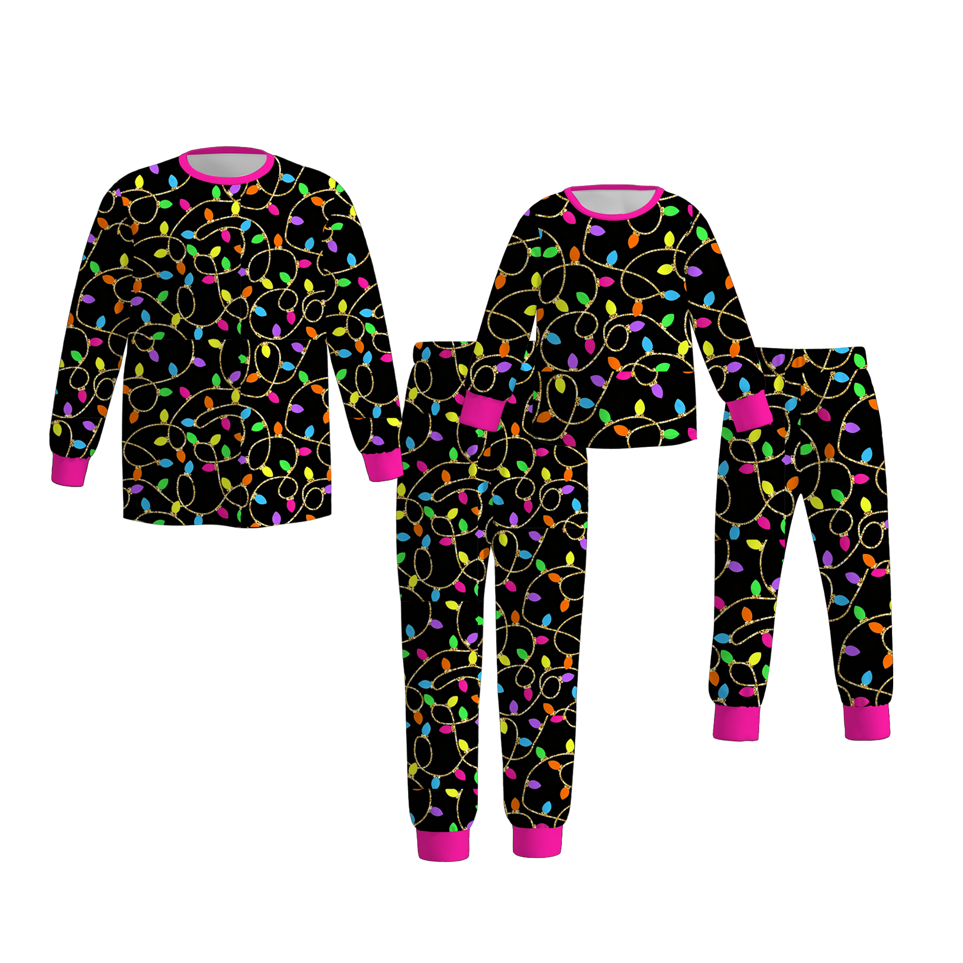 (Pre Order)Family Christmas Print Pajamas