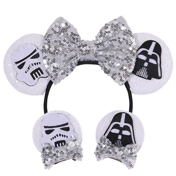 (Pre Order)Sparkly Bow Headband Princess Cartoon Hair Accessory