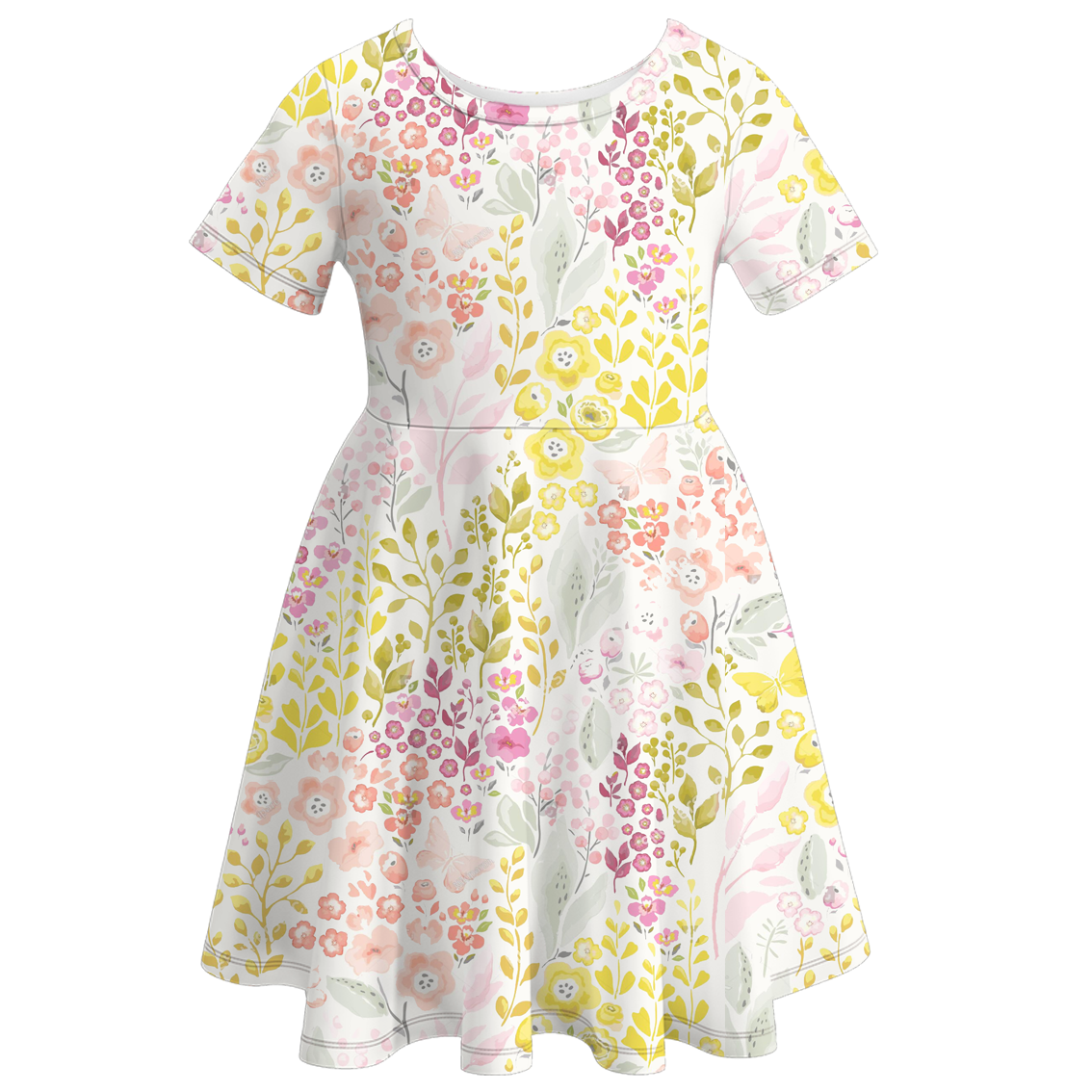 (Pre Order)Exclusive Summer Trendy Girls Twirl Dress