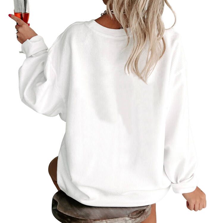 (Pre Order)Adults Christmas Nutcracker Sequin Corduroy Sweatshirt