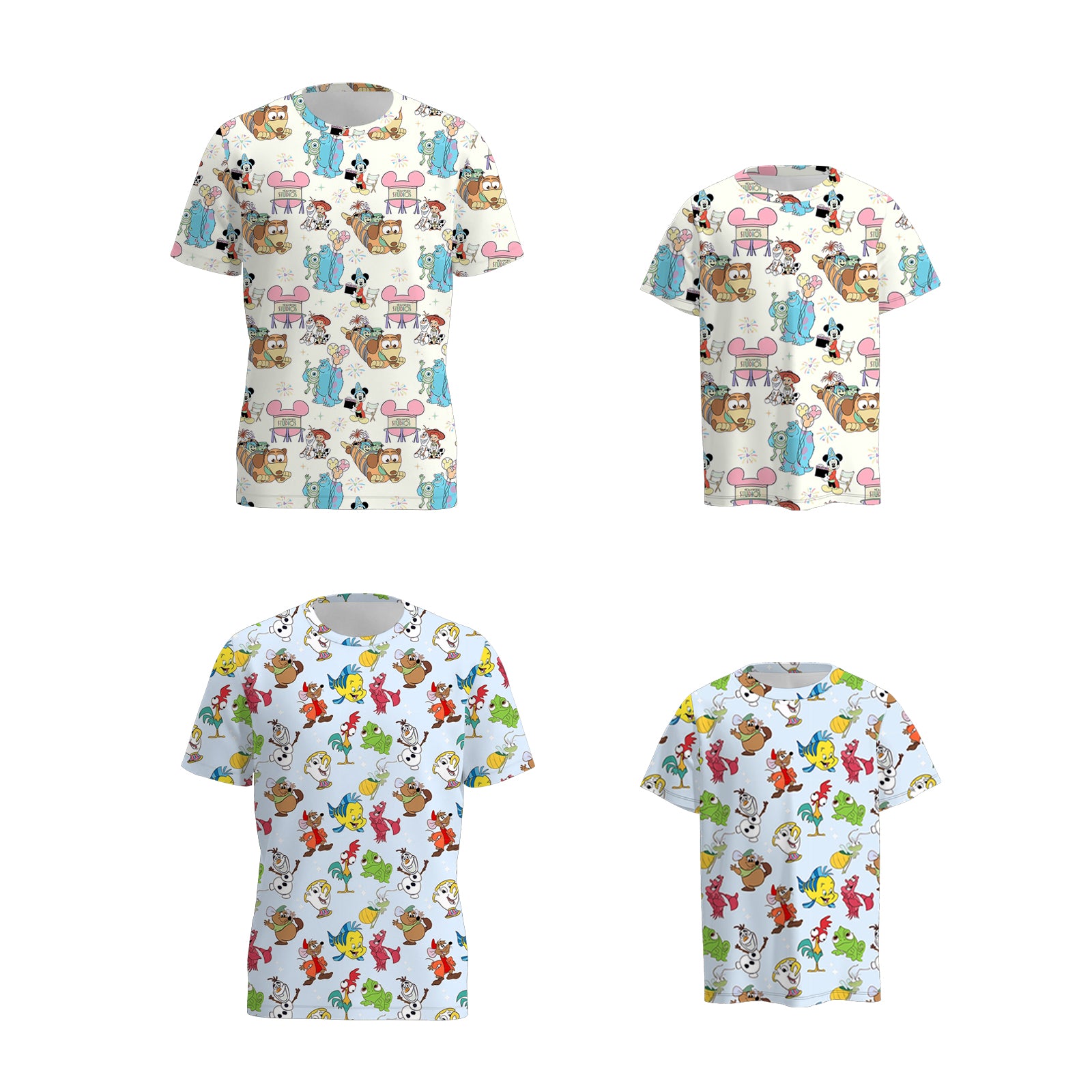 (Pre Order)Daddy and Me Spring&Summer Cartoon Print Top