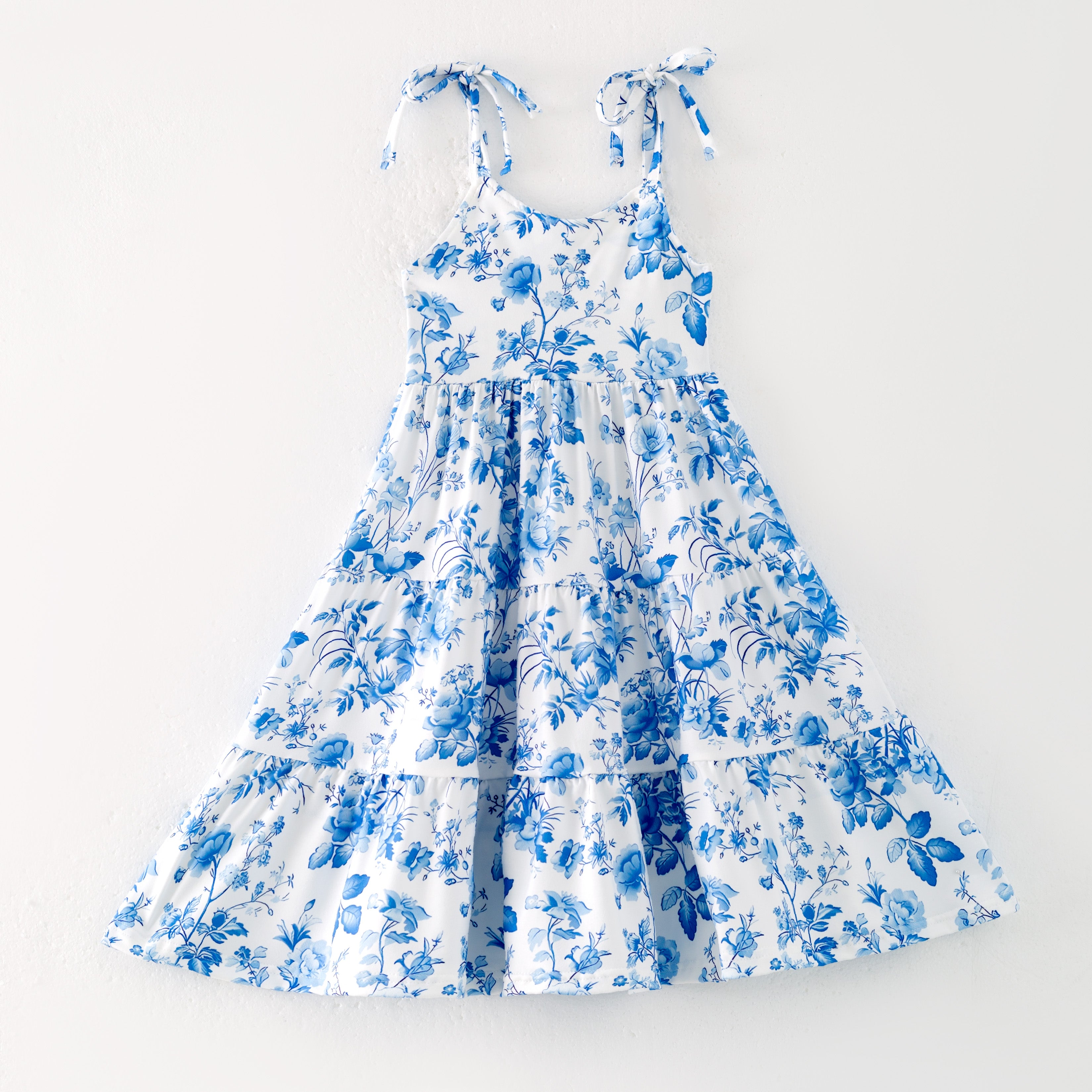 (Pre Order,Prepack Zone)Family Spring&Summer Floral Print MAXI Dress(Mix Size)