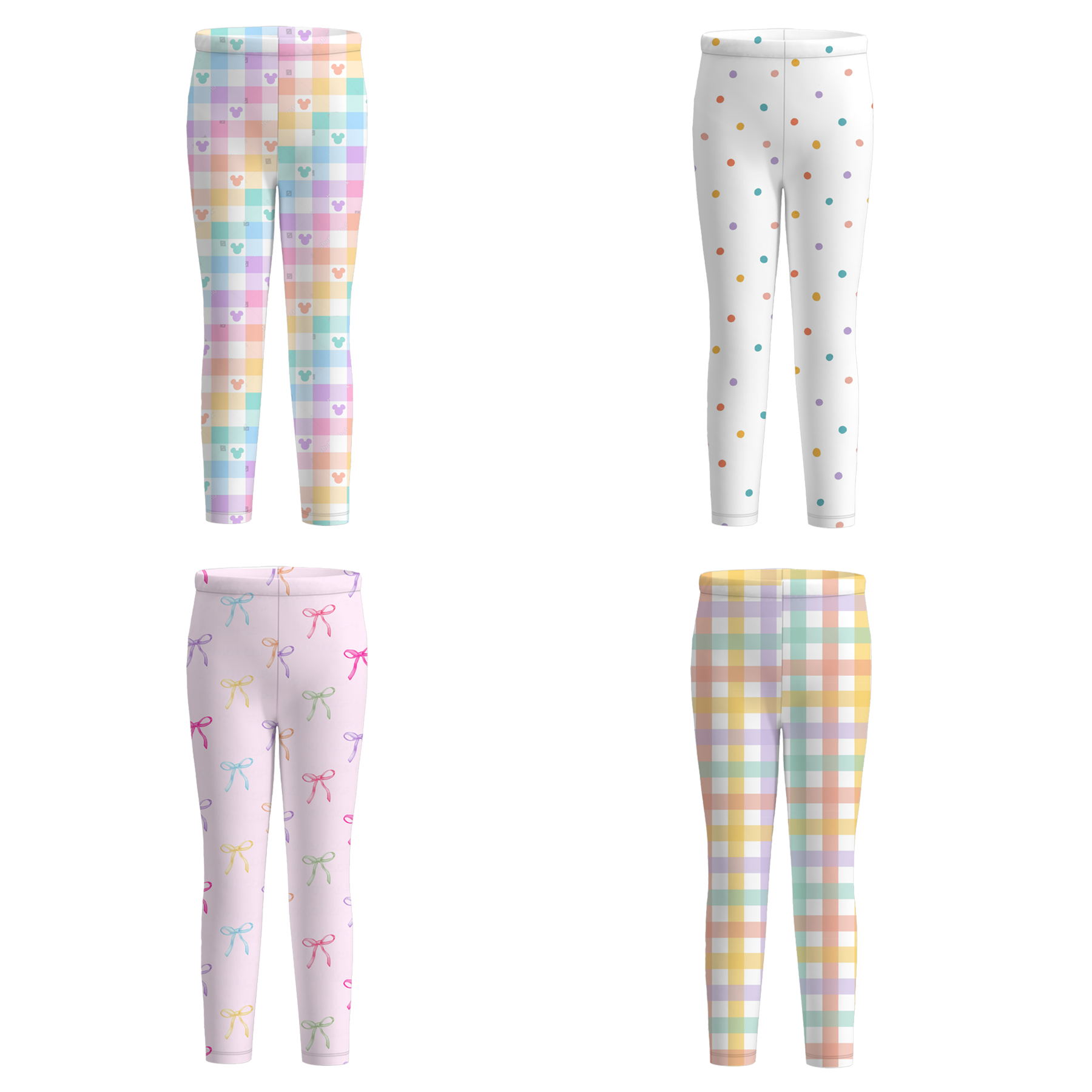 (Pre Order)Girls Spring and Summer Print Pants