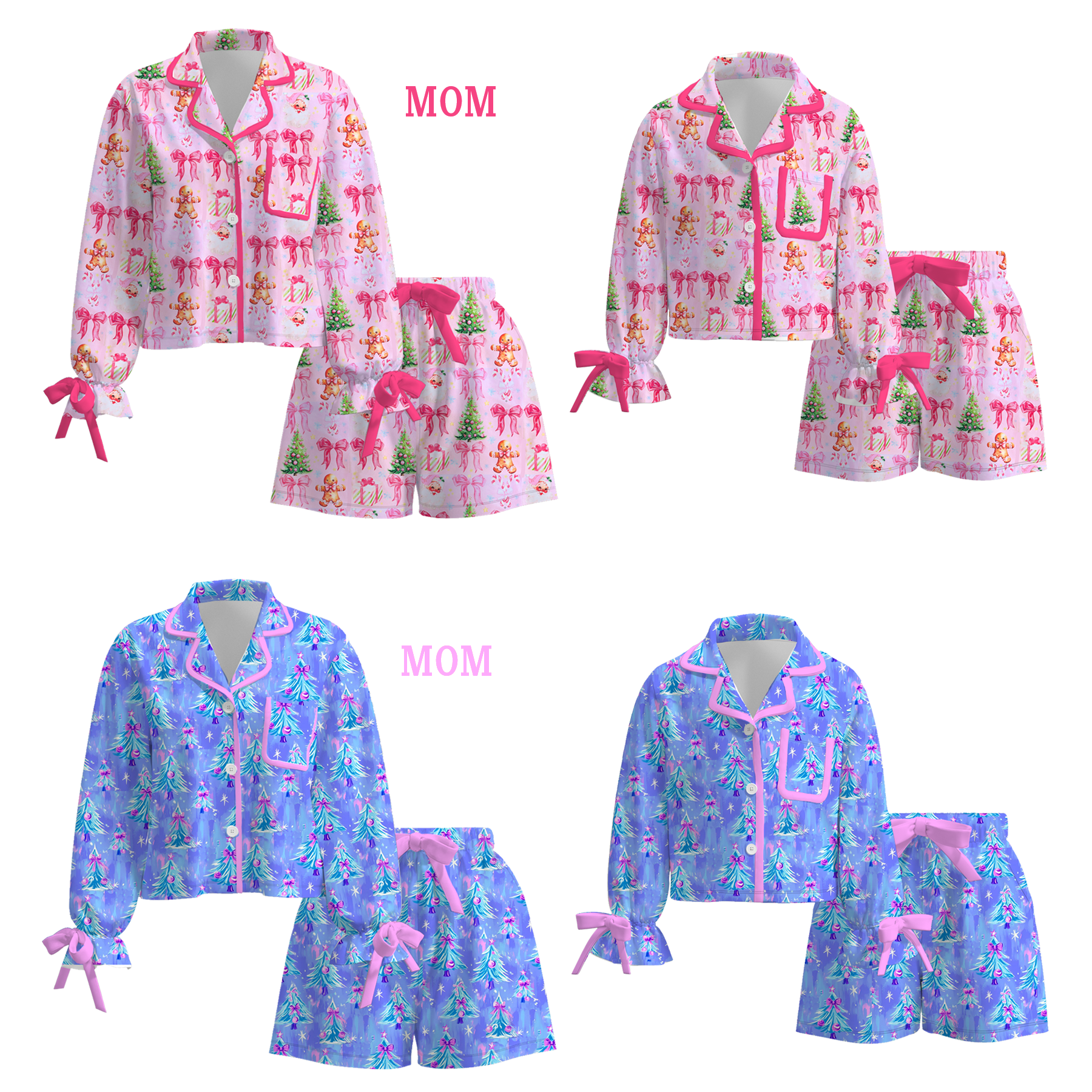 (Pre Order)Family Christmas Print Pajamas