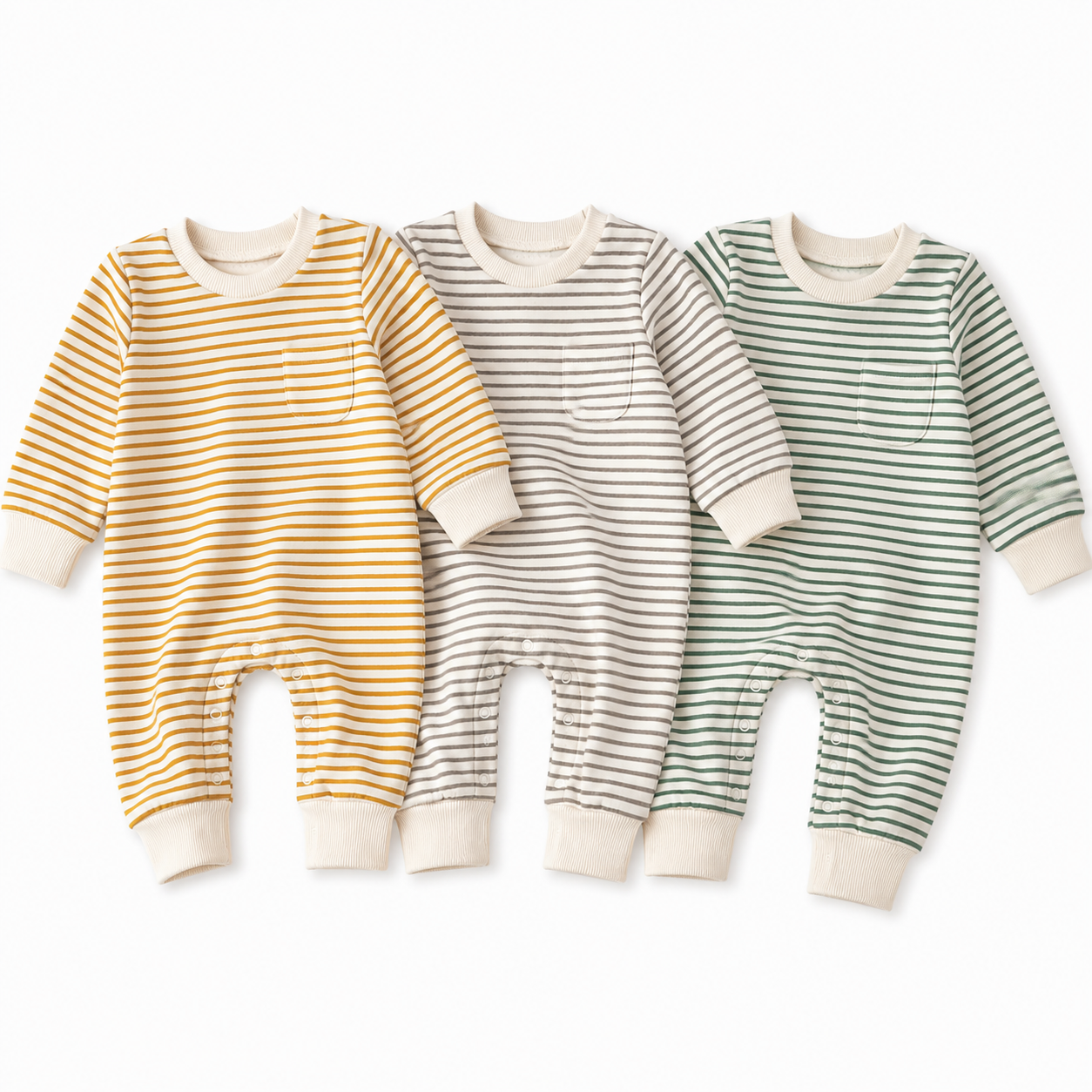 (Pre Order 2 Weeks)Toddler Girls Fall Stripe Romper