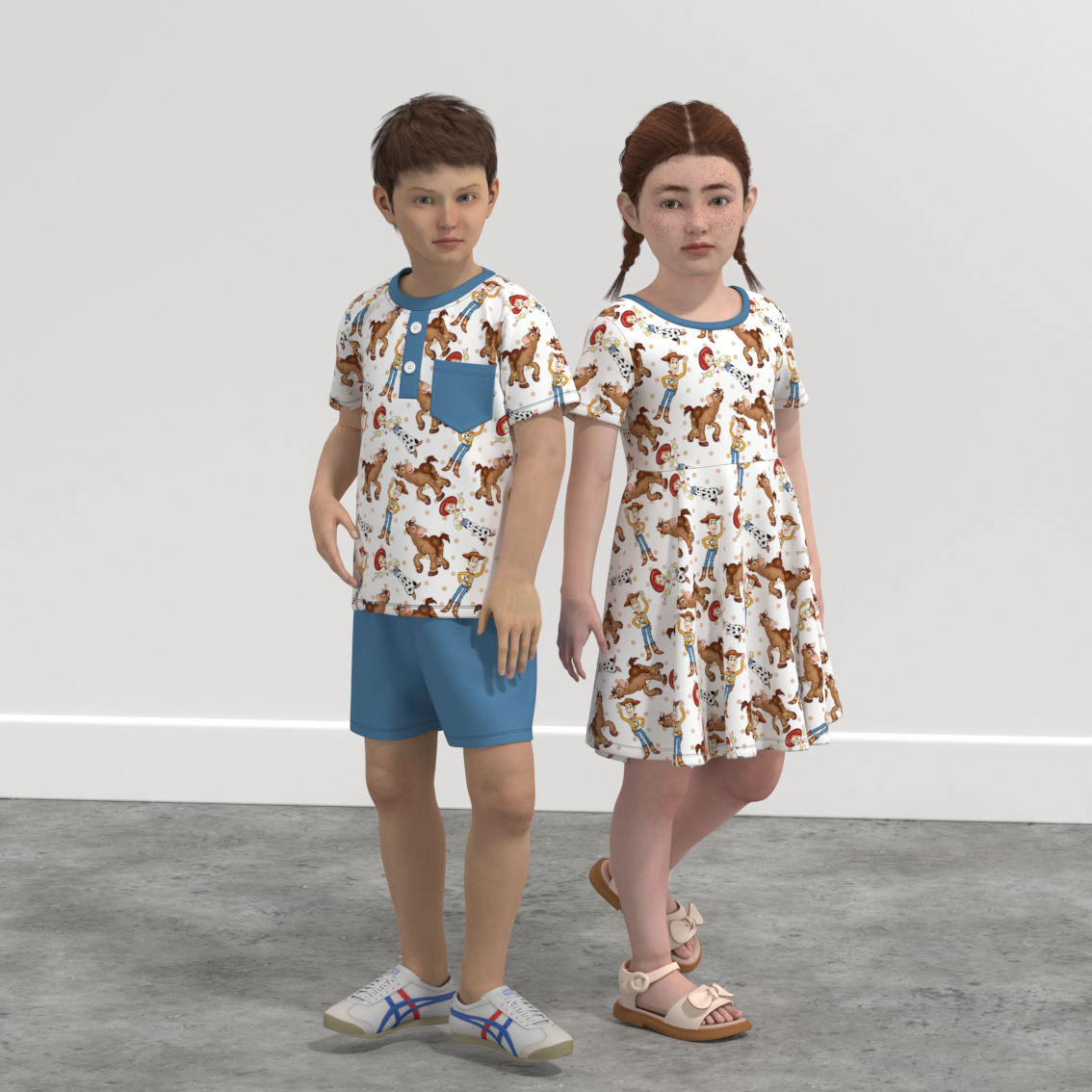 (Pre Order)Boys Spring and Summer Cartoon Print Top