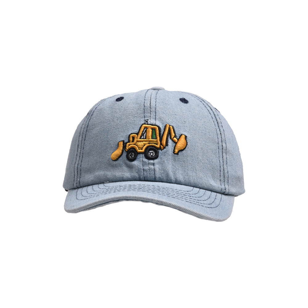 (Pre Order)Kid's Bulldozer Embroidered Baseball Cap