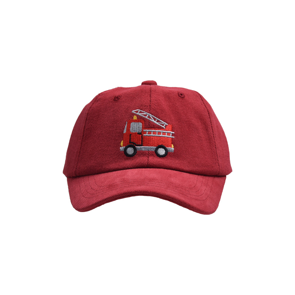 (Pre Order)Kid's Fire Engine Embroidered Baseball Cap