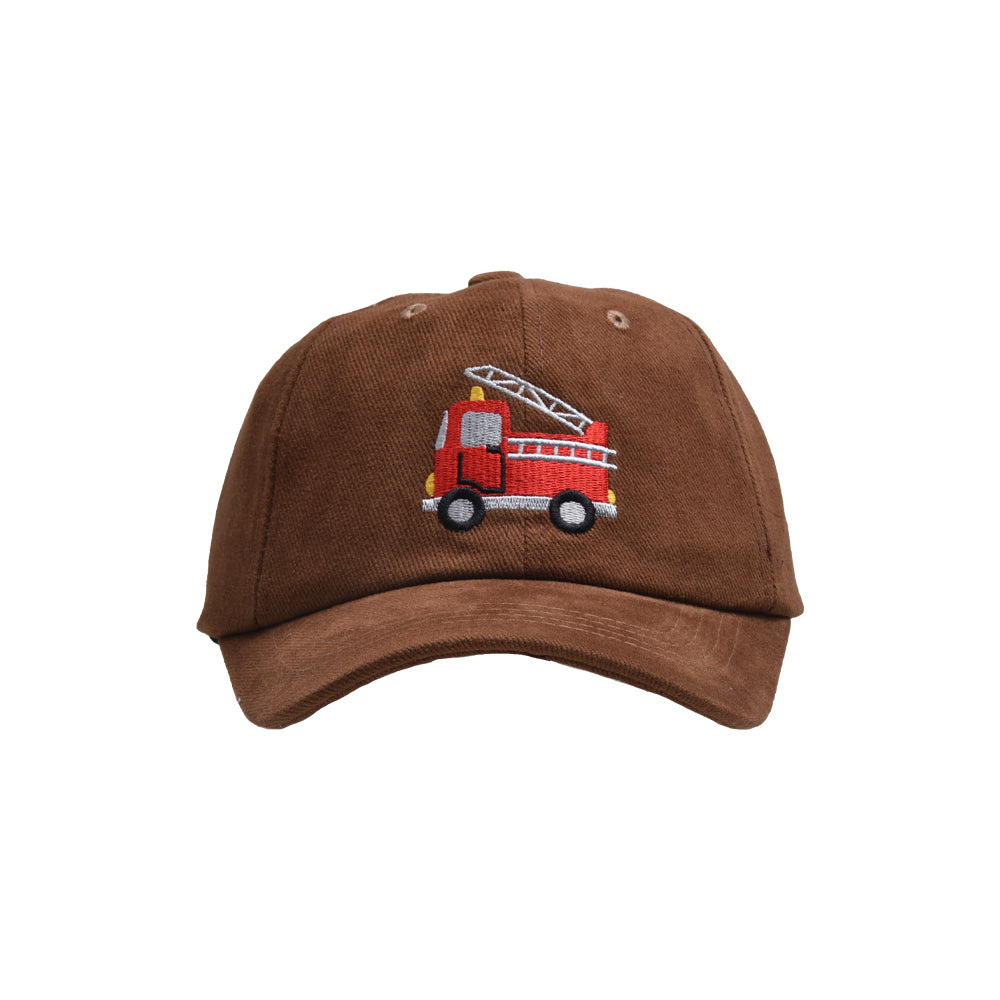 (Pre Order)Kid's Fire Engine Embroidered Baseball Cap