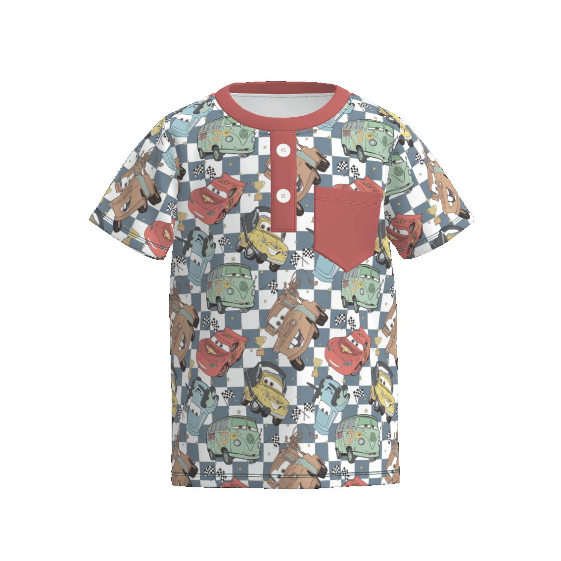 (Pre Order)Boys Spring and Summer Cartoon Print Top