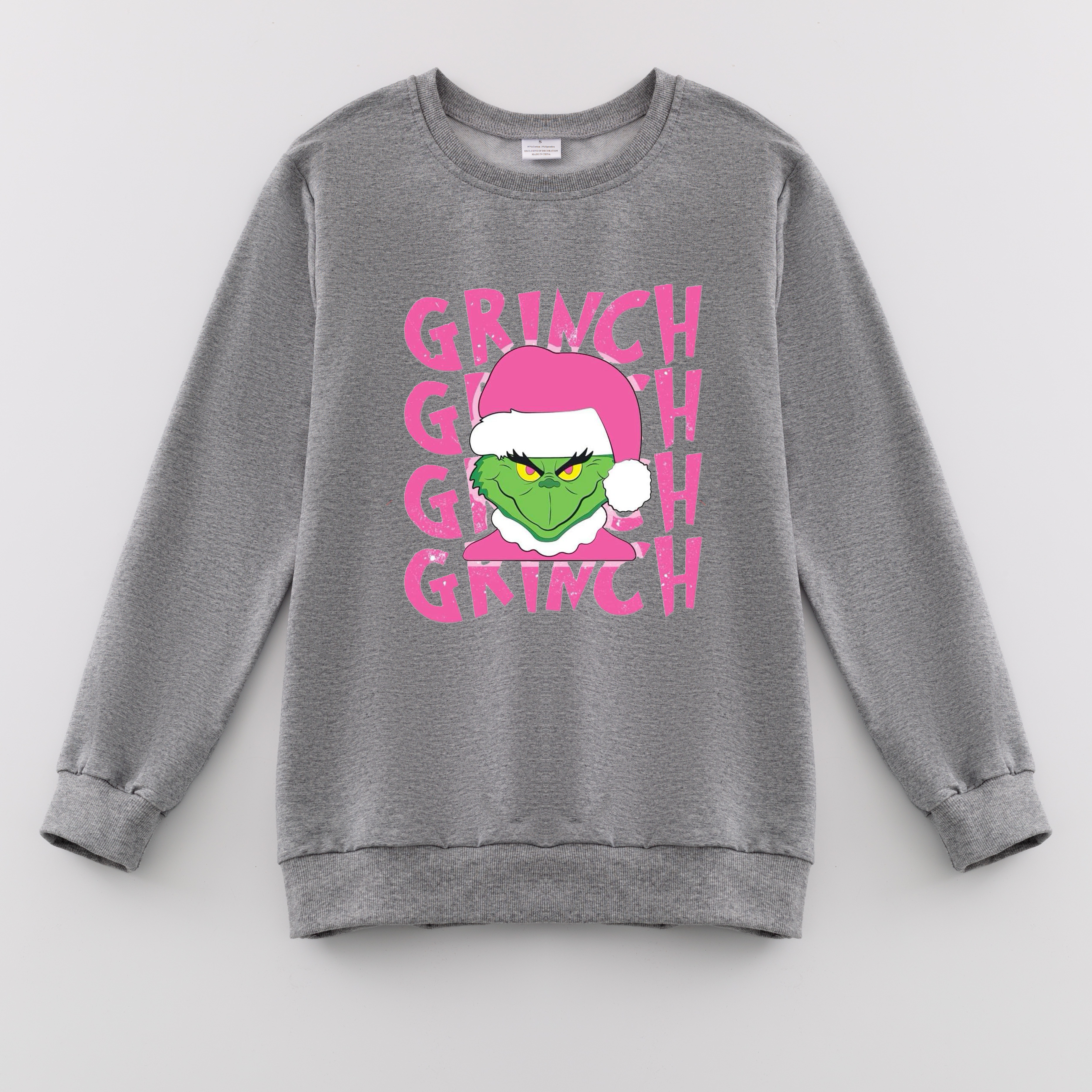 (Pre Order)Adults Christmas Print Sweatshirt