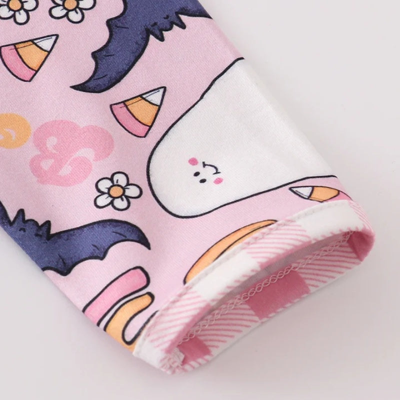 (In Stock G14-01-01)Girls Halloween Print Dress