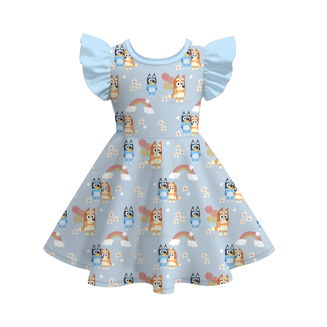 (Pre Order)Cartoon Character Ruffles Dress