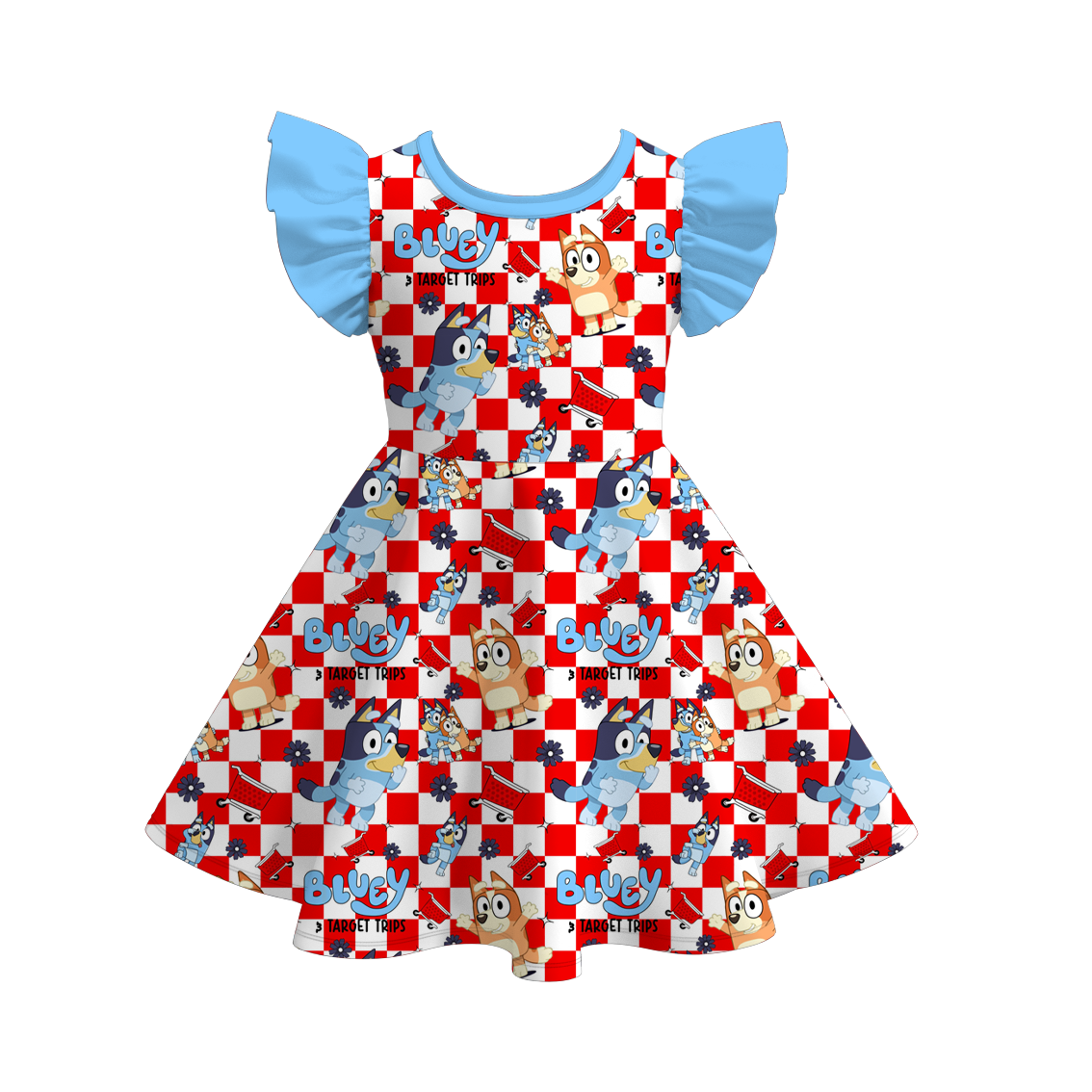 (Pre Order)Cartoon Character Ruffles Dress