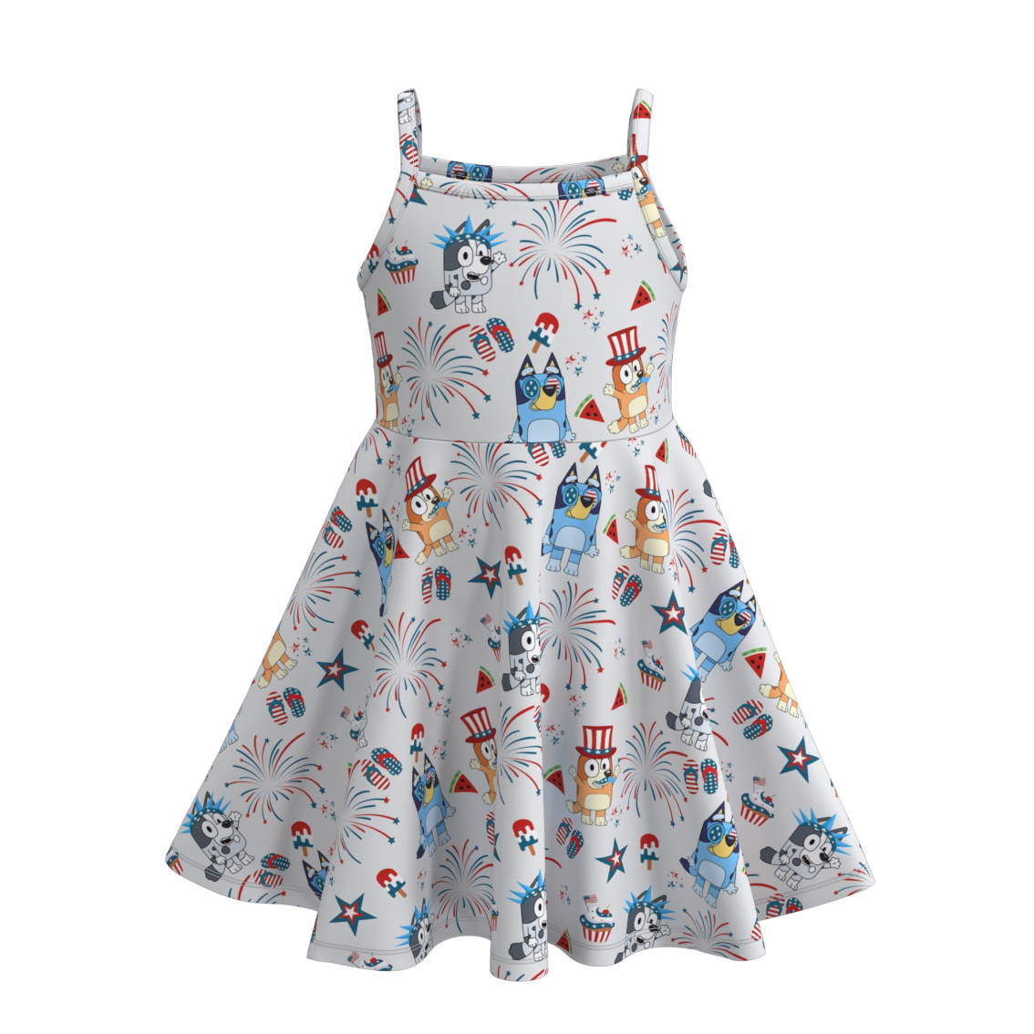 (Pre Order)Patriotic Print Sundress