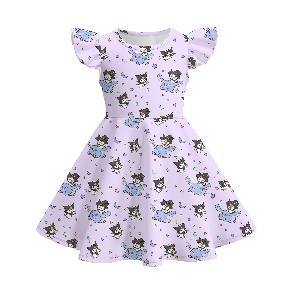 (Pre Order)Girls Summer Sanrio Print Twirl Dress