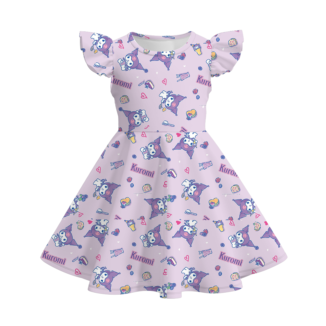 (Pre Order)Girls Summer Sanrio Print Twirl Dress