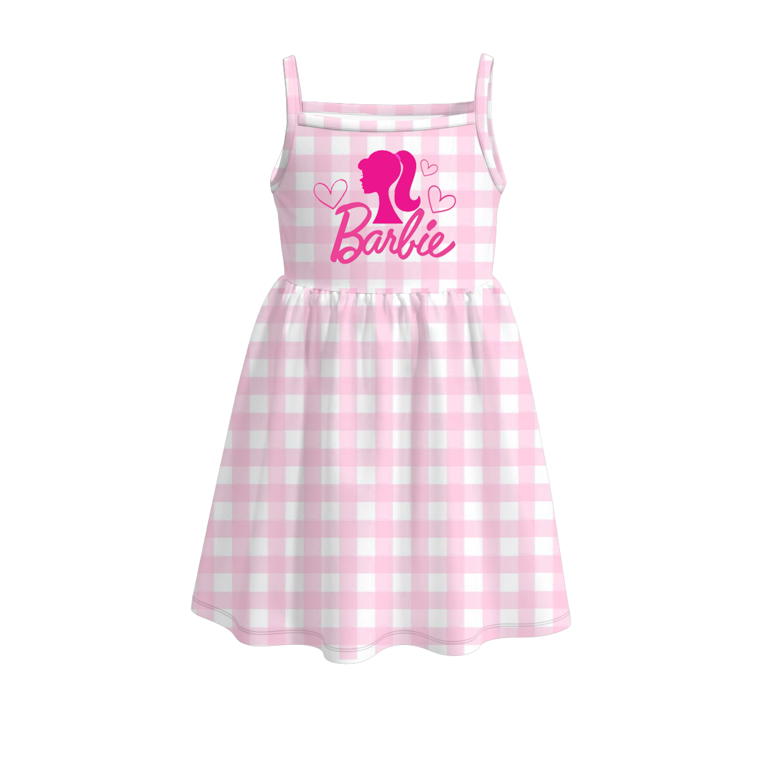 (Pre Order)Girls Stylish Character Print Slip Dress