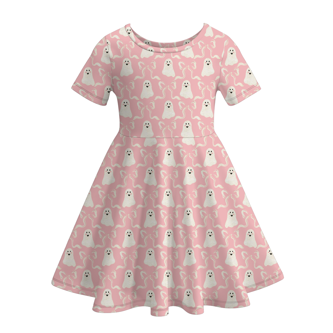 (Pre Order)Girls Halloween Print Dress