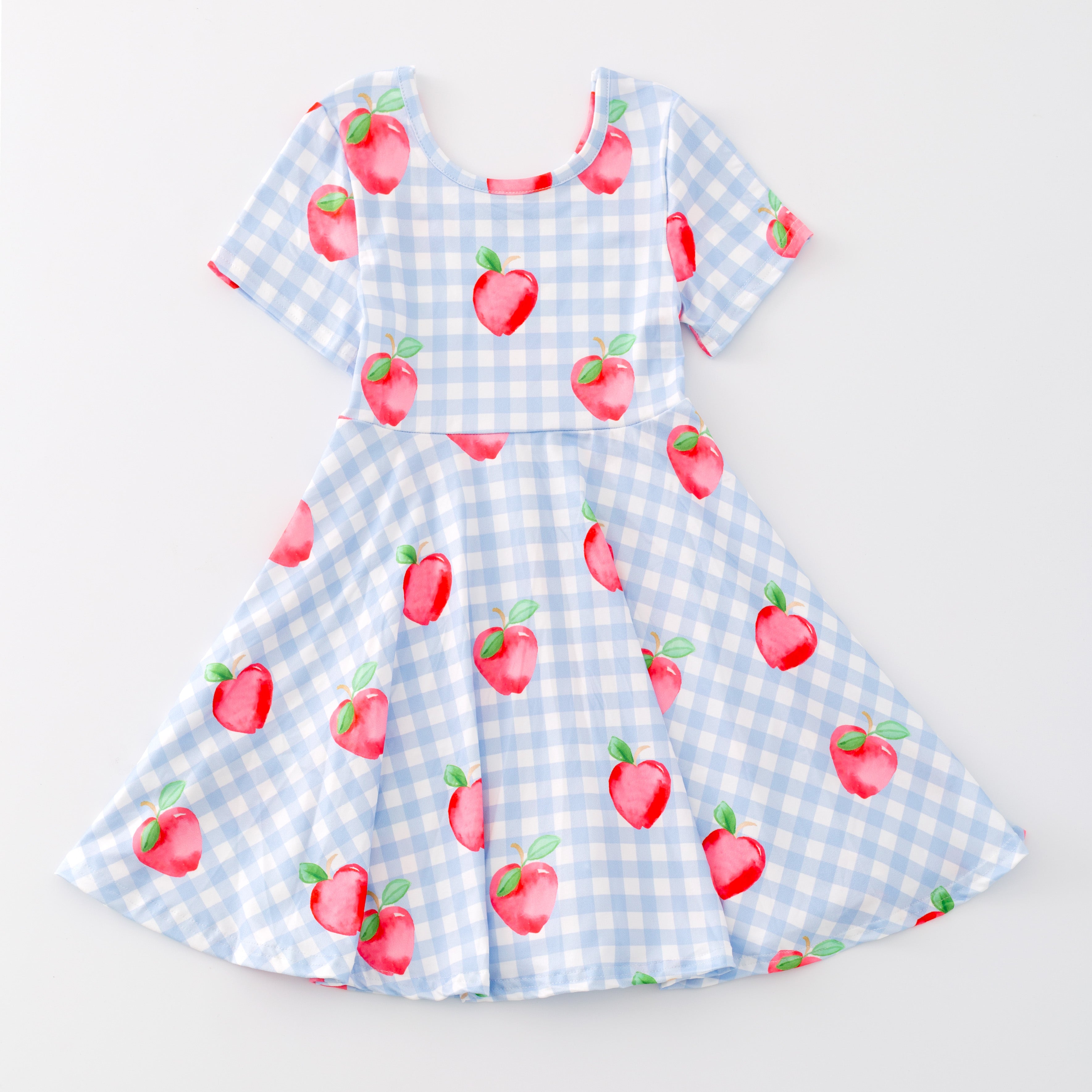 (Pre Order)Girls Back To School Print Dress