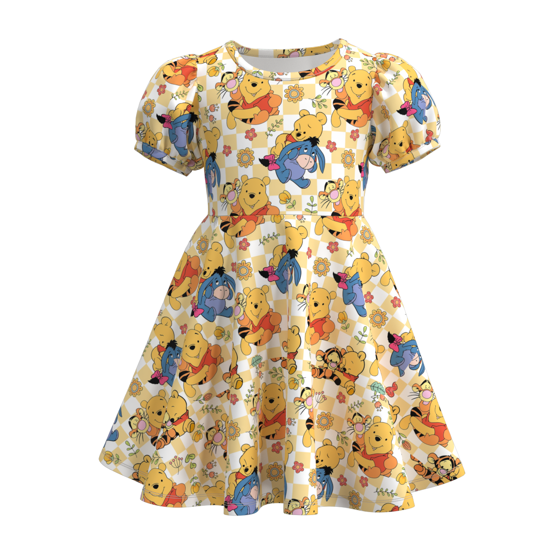 (Pre Orders)Girls Cartoon Print Dress