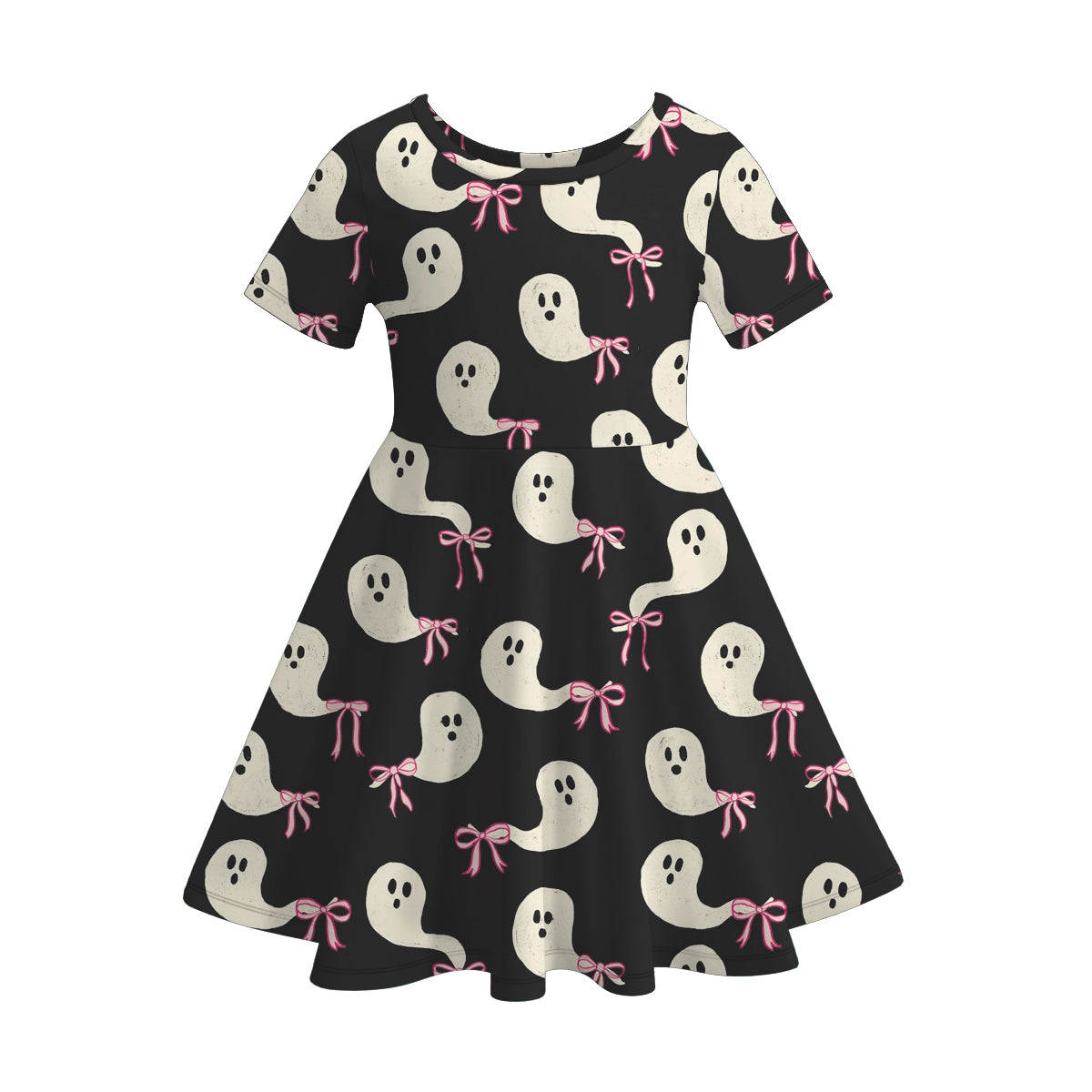 (Pre Order)Girls Halloween Print Dress