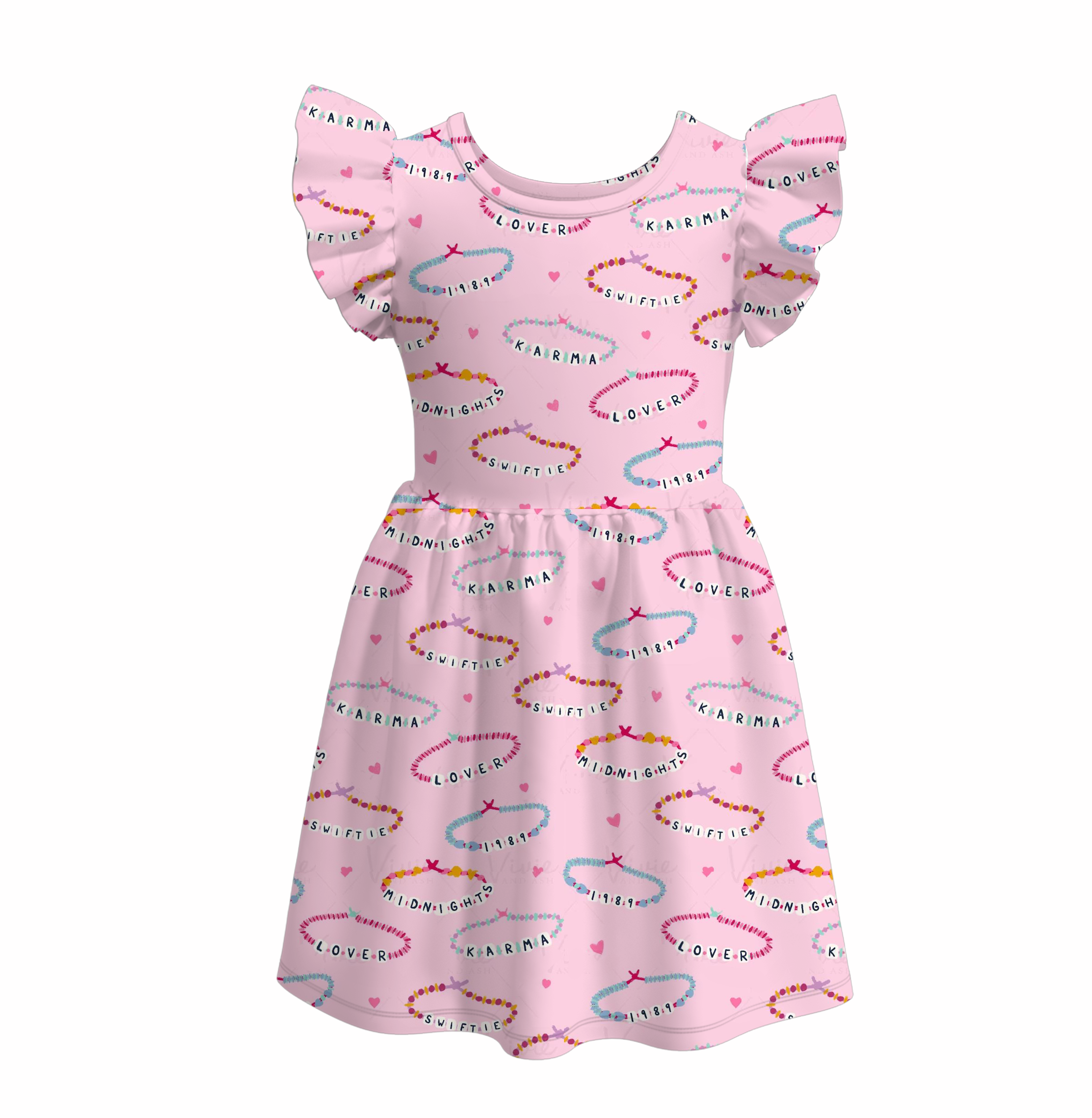 (Pre Order)Girls Halloween Cartoon Print Dress