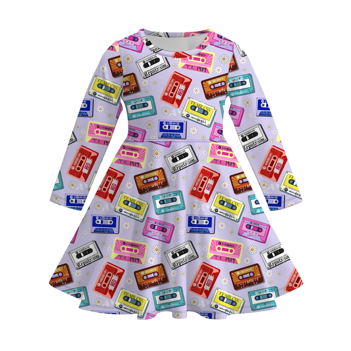 (Pre Order)Girls TS Print Twirl Dress