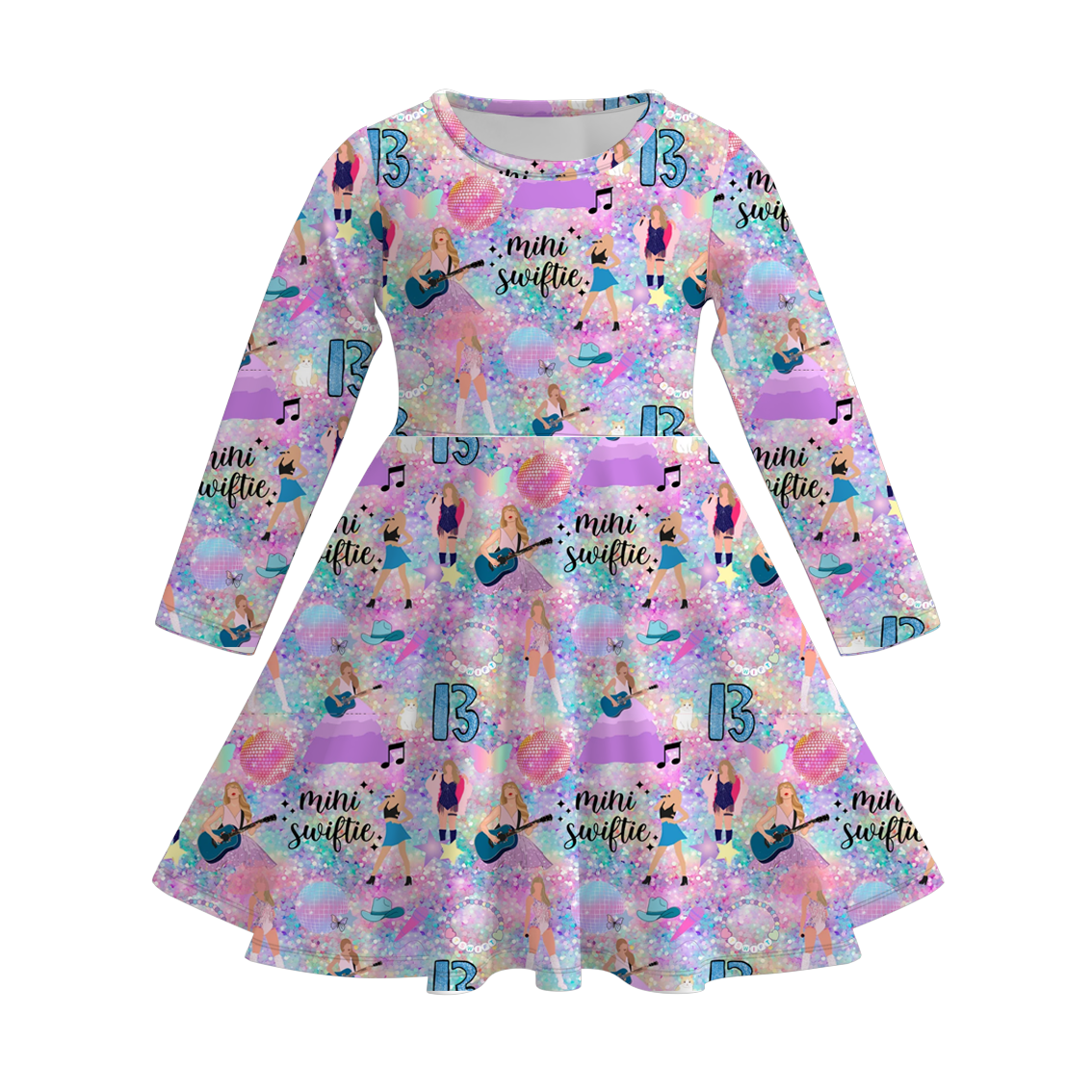 (Pre Order)Girls TS Print Twirl Dress